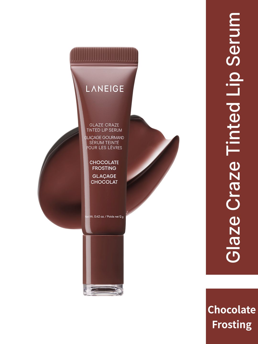 LANEIGE Glaze Craze Tinted Lip Serum with Argan Ceramides 12g - Chocolate Frosting-picture-32