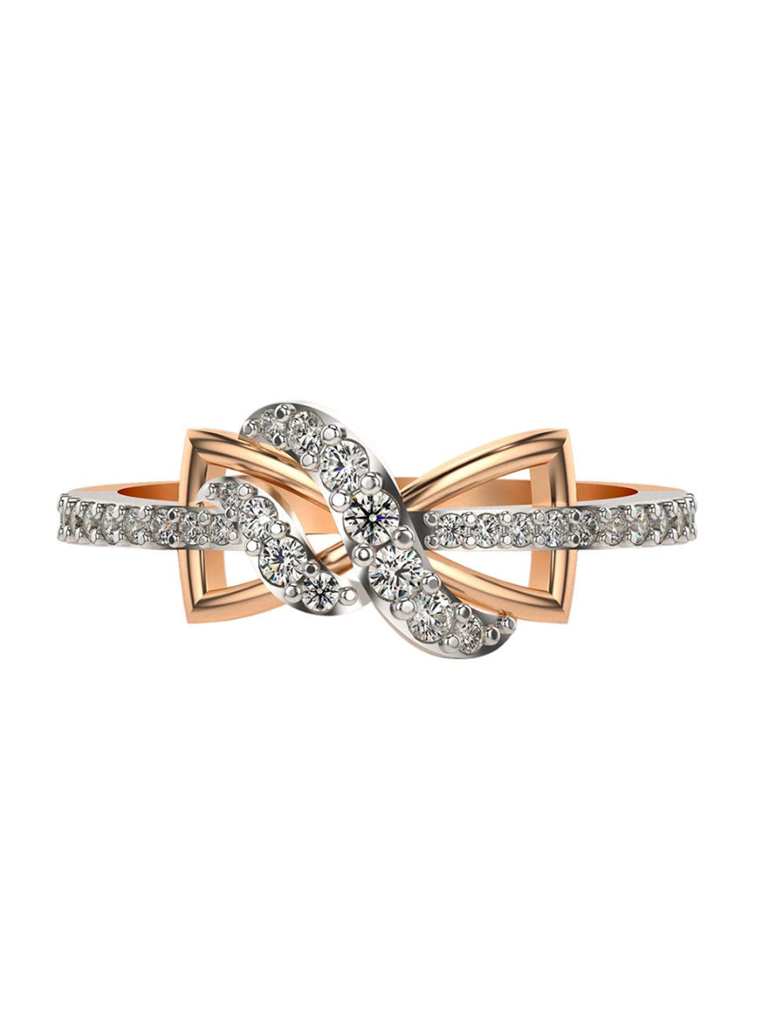 VALANOVA Women Rose Gold Ring Diamond-picture-40