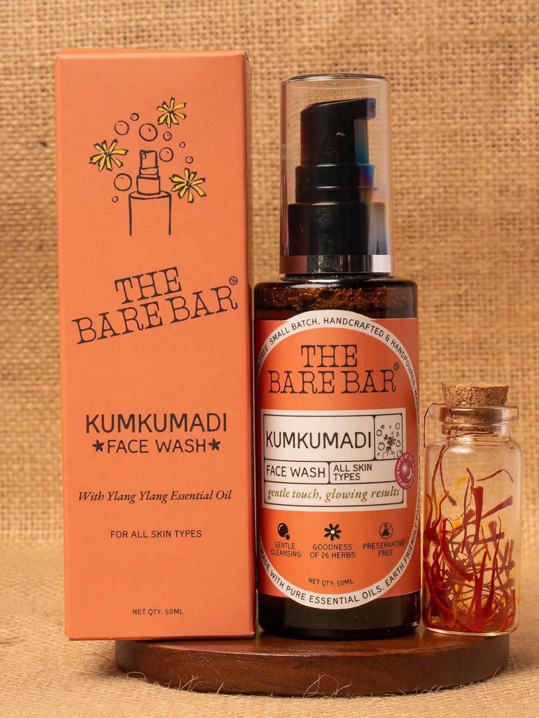 The Bare Bar Kumkumadi Face Wash With Saffron - 50 ml-picture-41