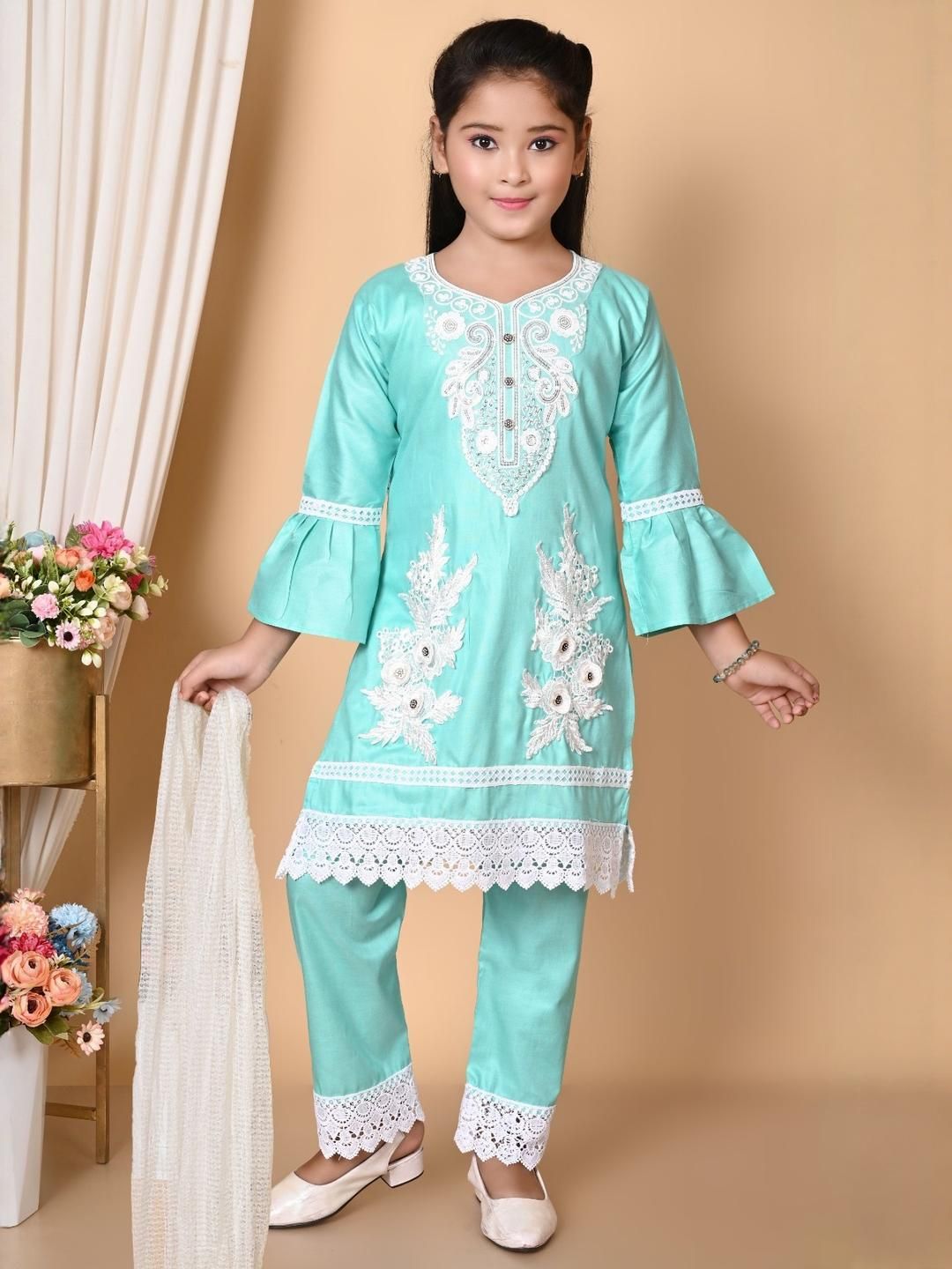 IFA DRESSES Girls Blue Clothing Set-picture-15