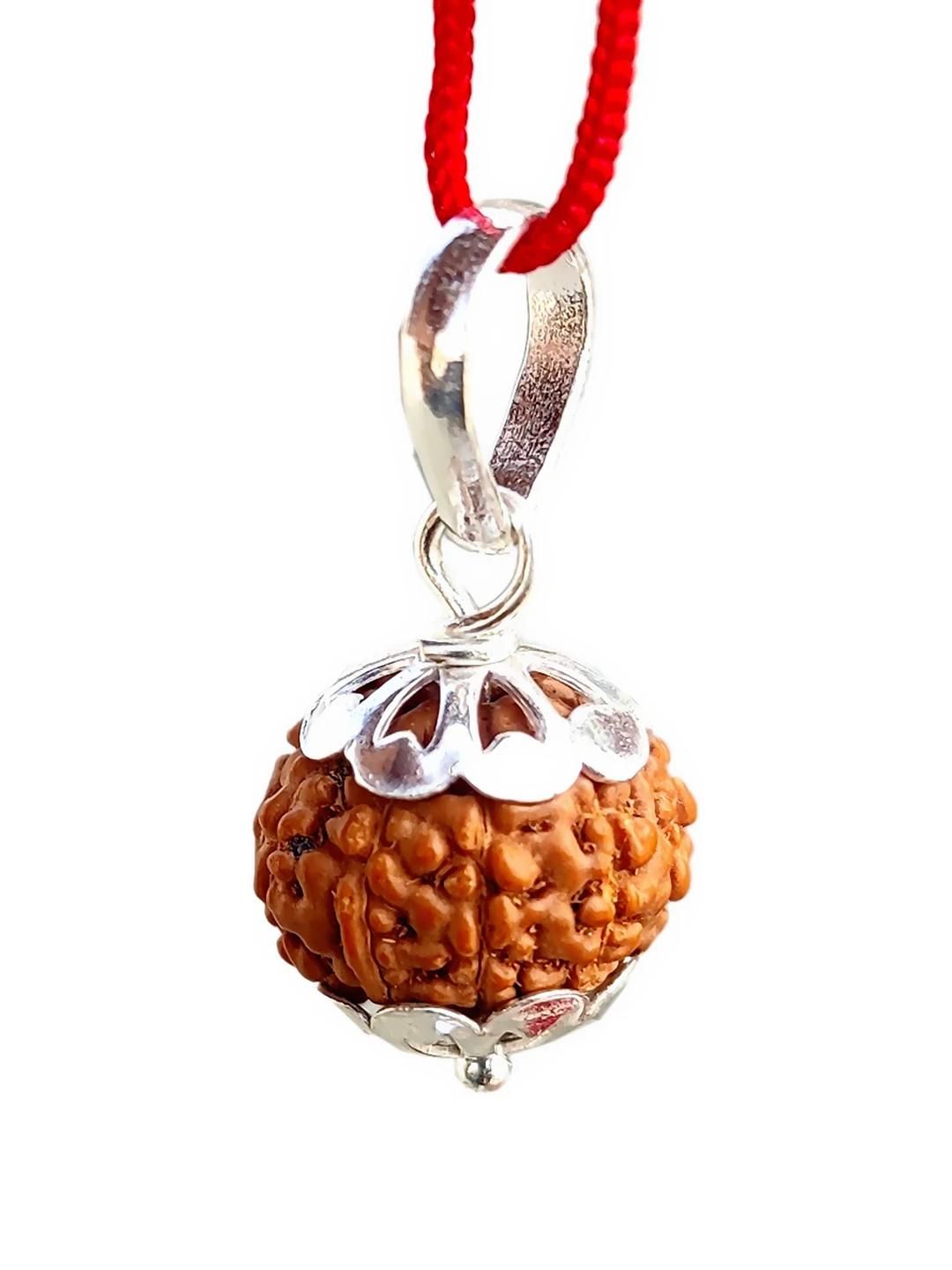 Divine souvenirs Silver-Plated Rudraksha Pendants-picture-20