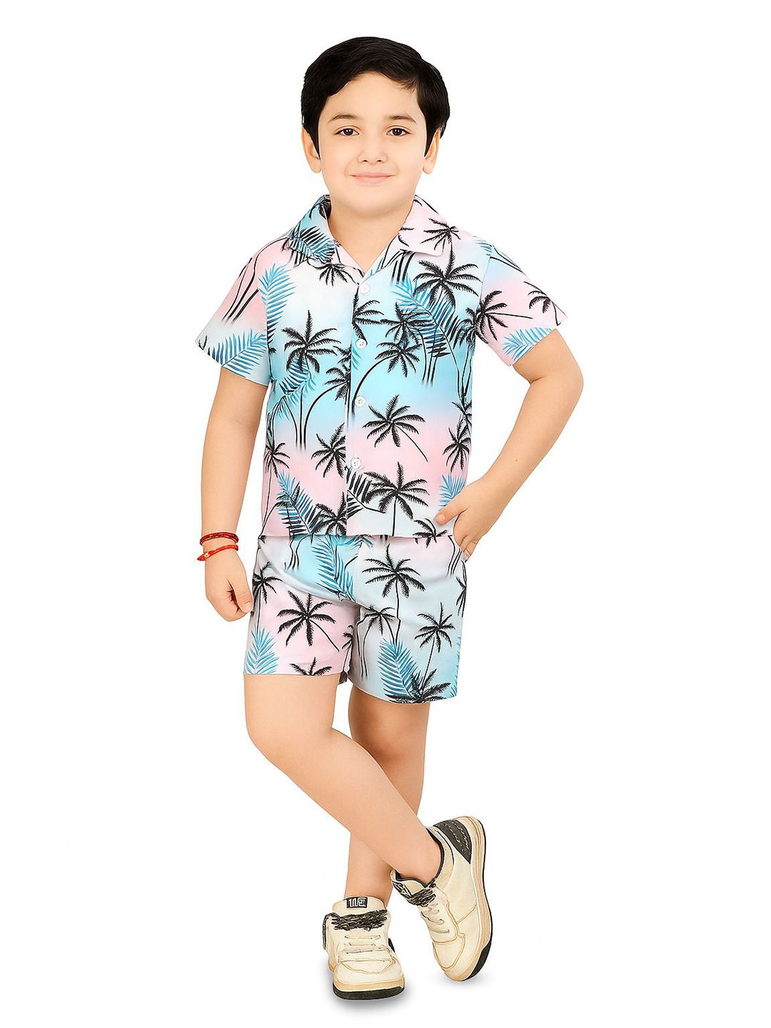 BAESD Boys Printed Shirt with Shorts-picture-32