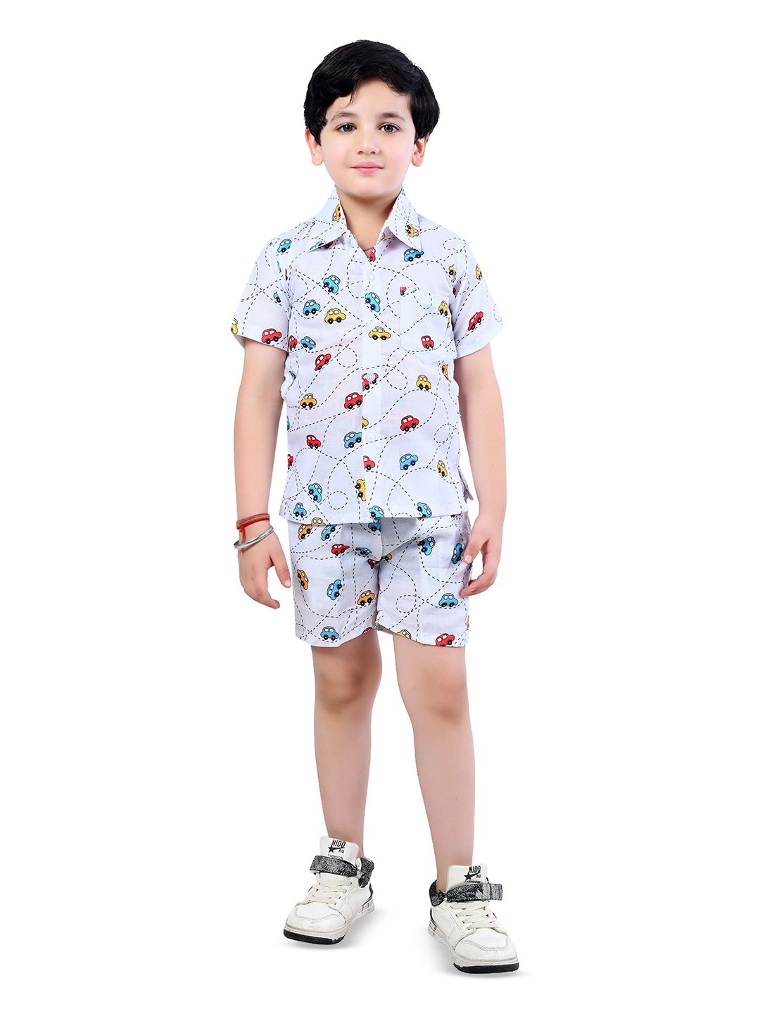 BAESD Boys Printed Shirt with Shorts-picture-31