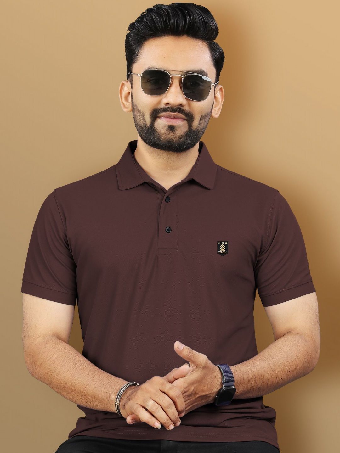 VeBNoR Men Polo Collar T-shirt-picture-15