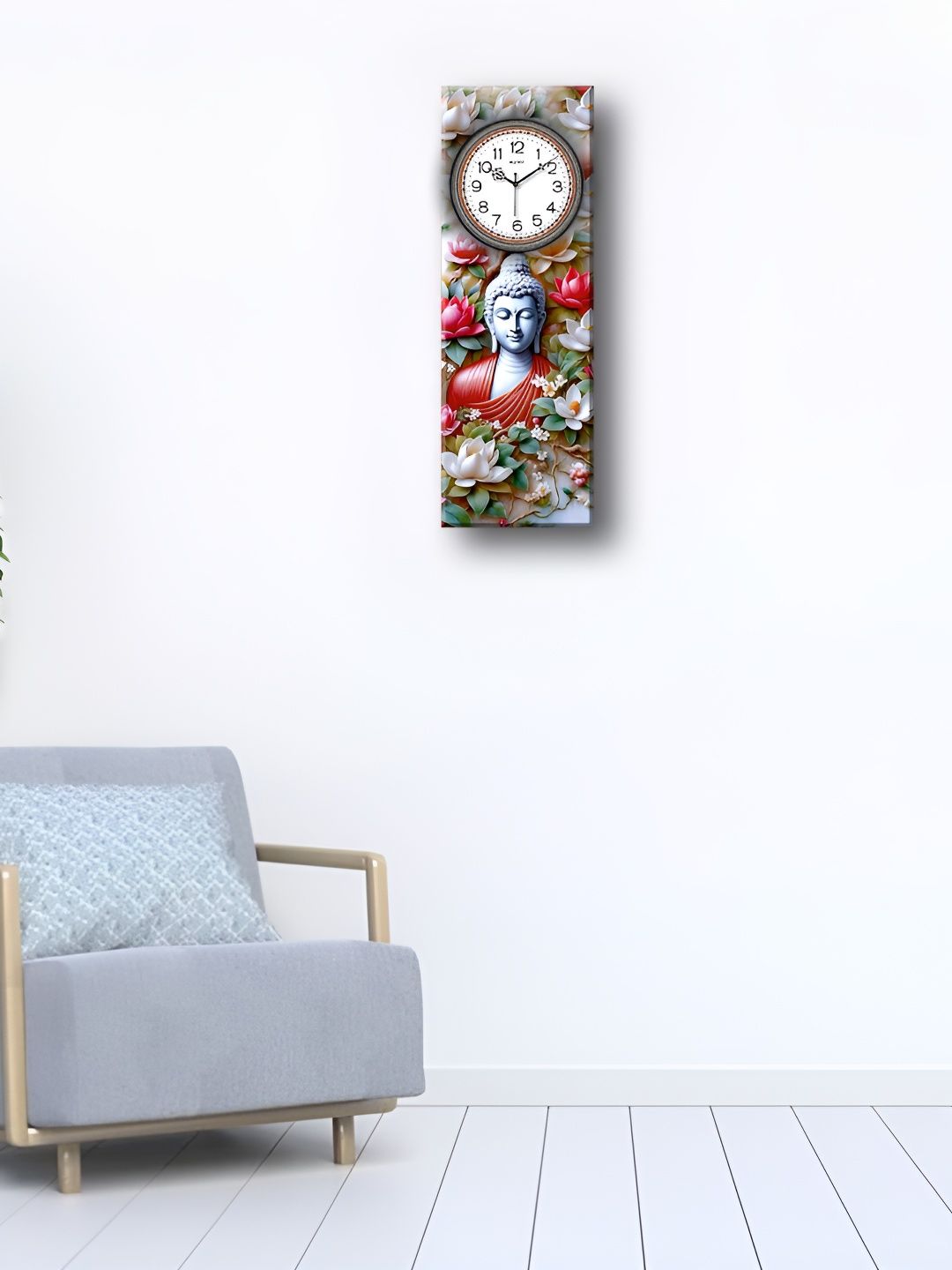 OLIVE TREE White & Black Printed Traditional Wall Clock-image-25