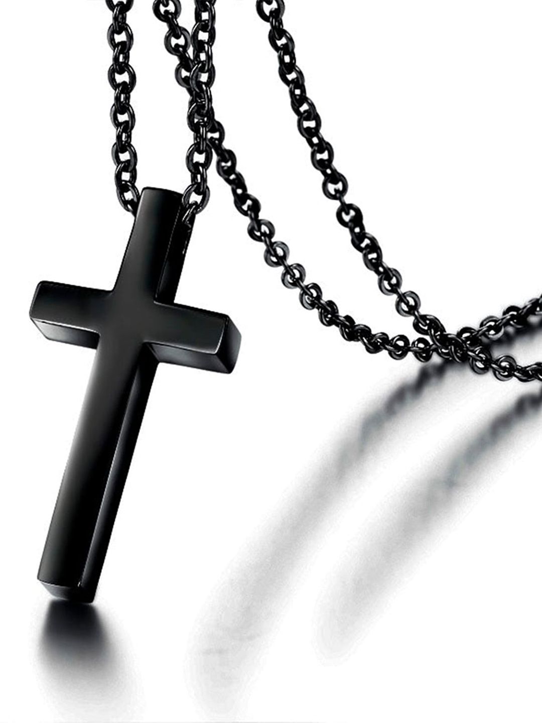 APUNKA D FASHION Unisex Cross Pendant With Chain-picture-27