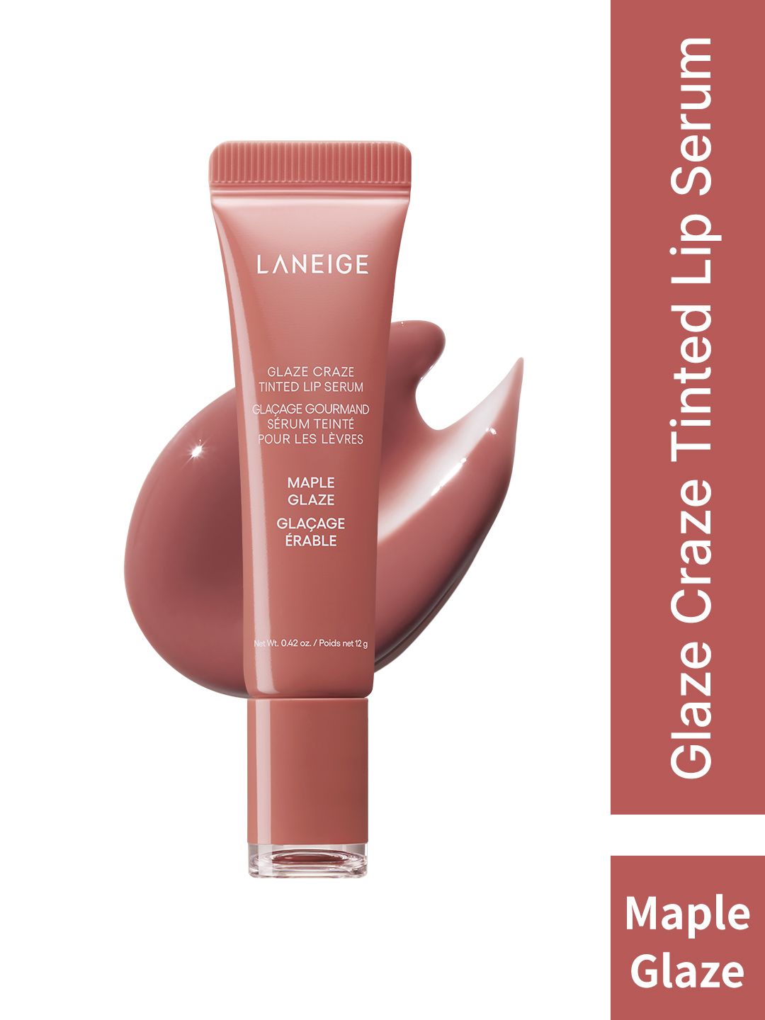 LANEIGE Glaze Craze Tinted Lip Serum with Argan Ceramides 12g - Maple Glaze-picture-41