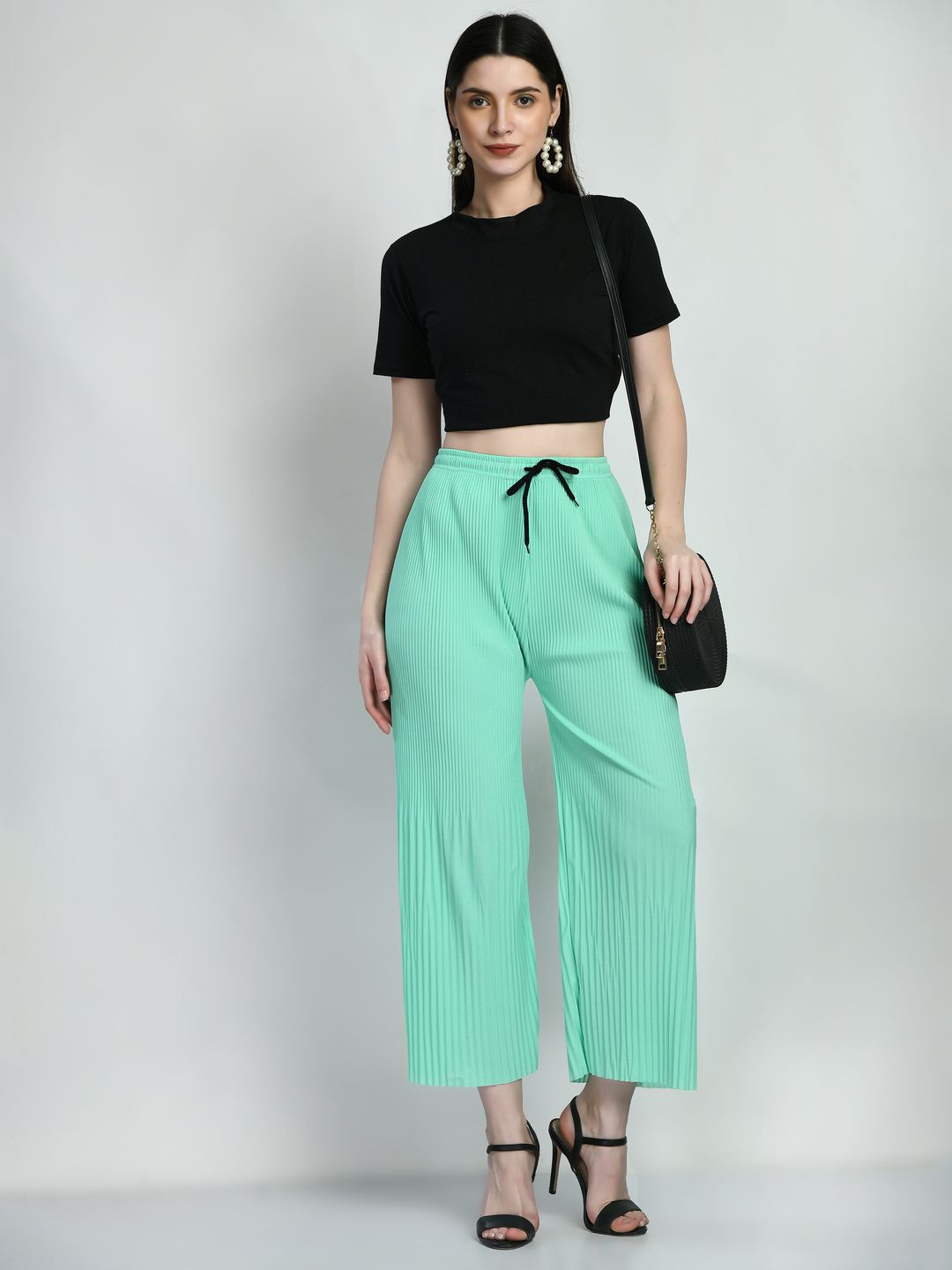 Brainbees Women 2 Flared Palazzos-picture-22