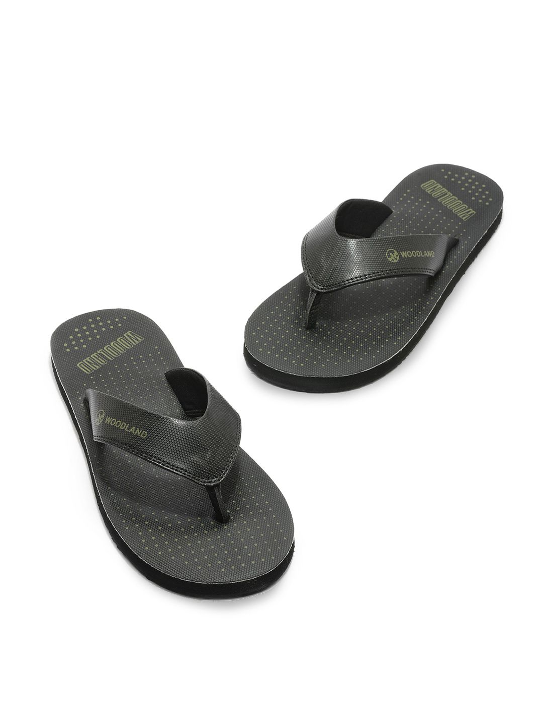 Woodland Men Printed Thong Flip-Flops-picture-17