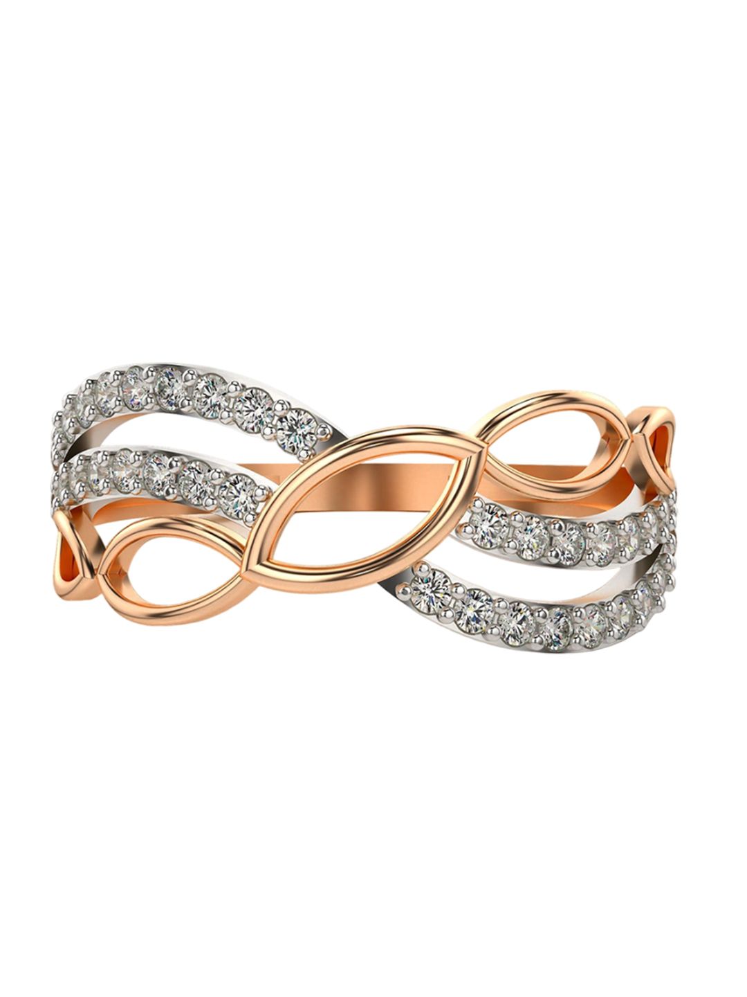 VALANOVA Women Rose Gold Ring Diamond-picture-34