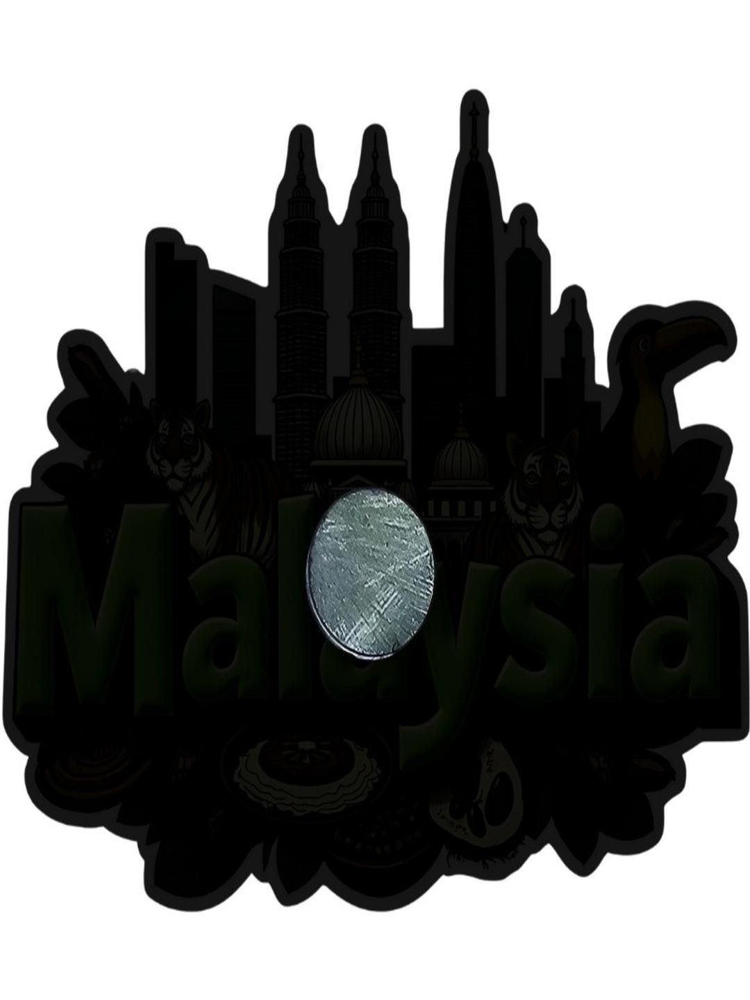 Malaysia Country Theme Souvenir Wooden Refrigerator Stylish Fridge Magnet-image-14