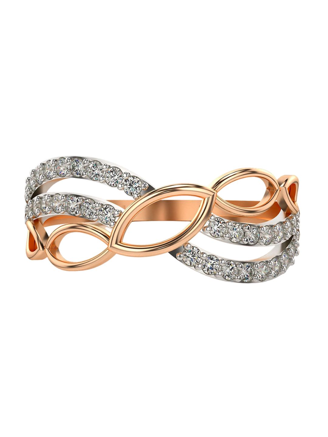 VALANOVA Women Rose Gold Ring Diamond-picture-36