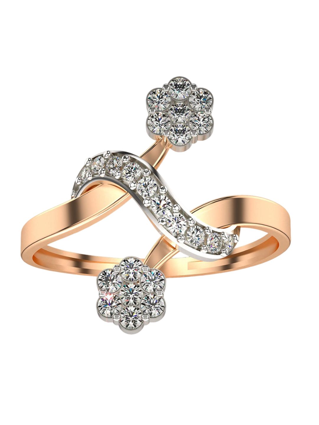 VALANOVA Women Rose Gold Ring Diamond-picture-17