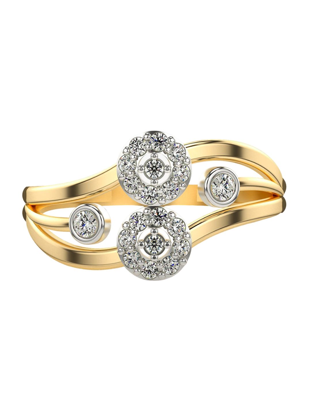 VALANOVA Women Yellow Ring Diamond-picture-27