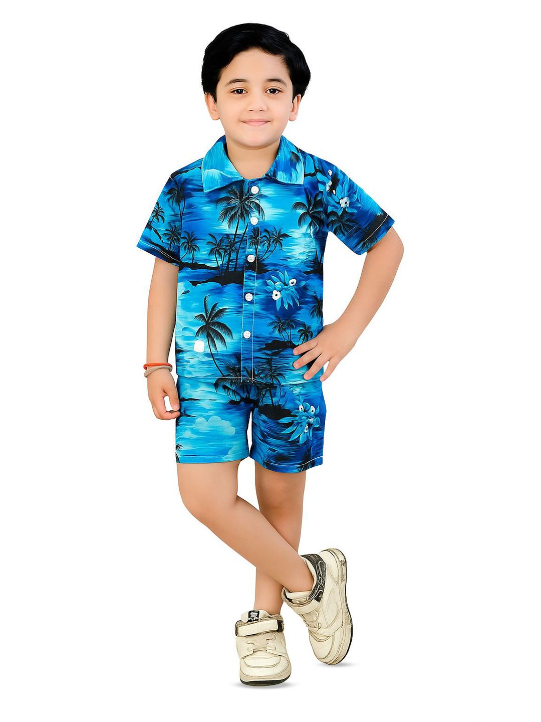 Arshia Fashions Boys Printed Shirt with Shorts-picture-22