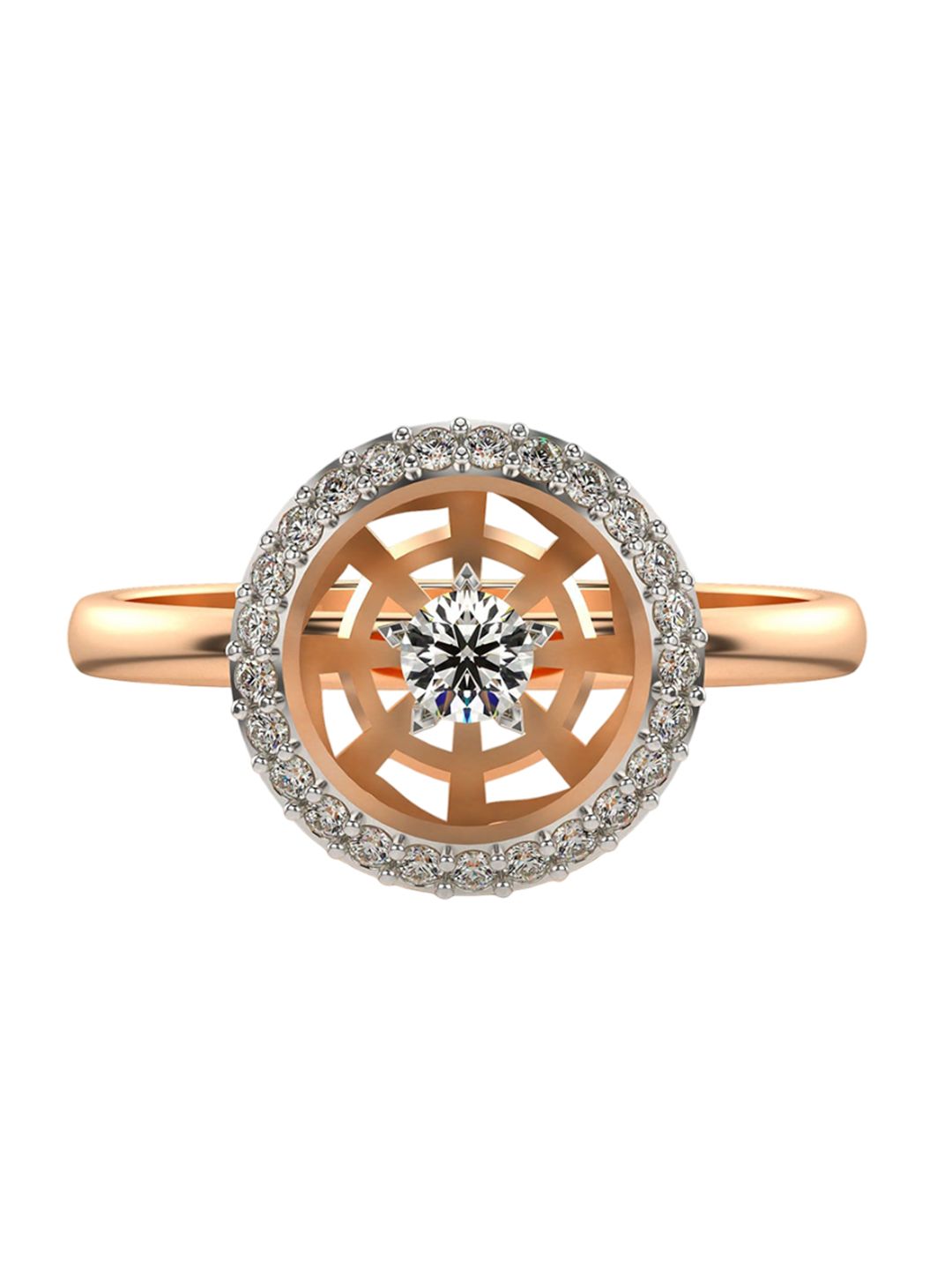 VALANOVA Women Rose Gold Ring Diamond-picture-29