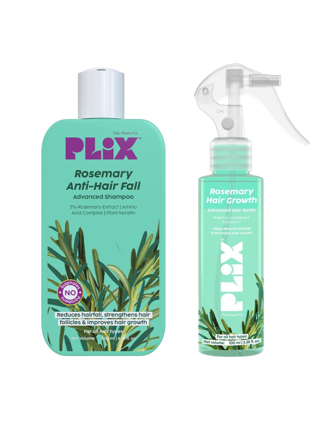 PLIX THE PLANT FIX Shampoo - 200 ml & Hair Growth Spray - 100 ml Combo-picture-15