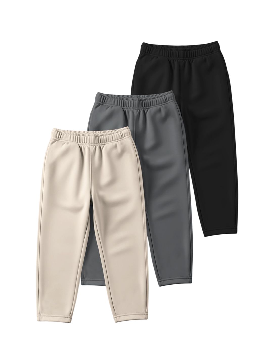 HELLCAT Boys Pack Of 3 Mid-Rise Track Pants-image-9