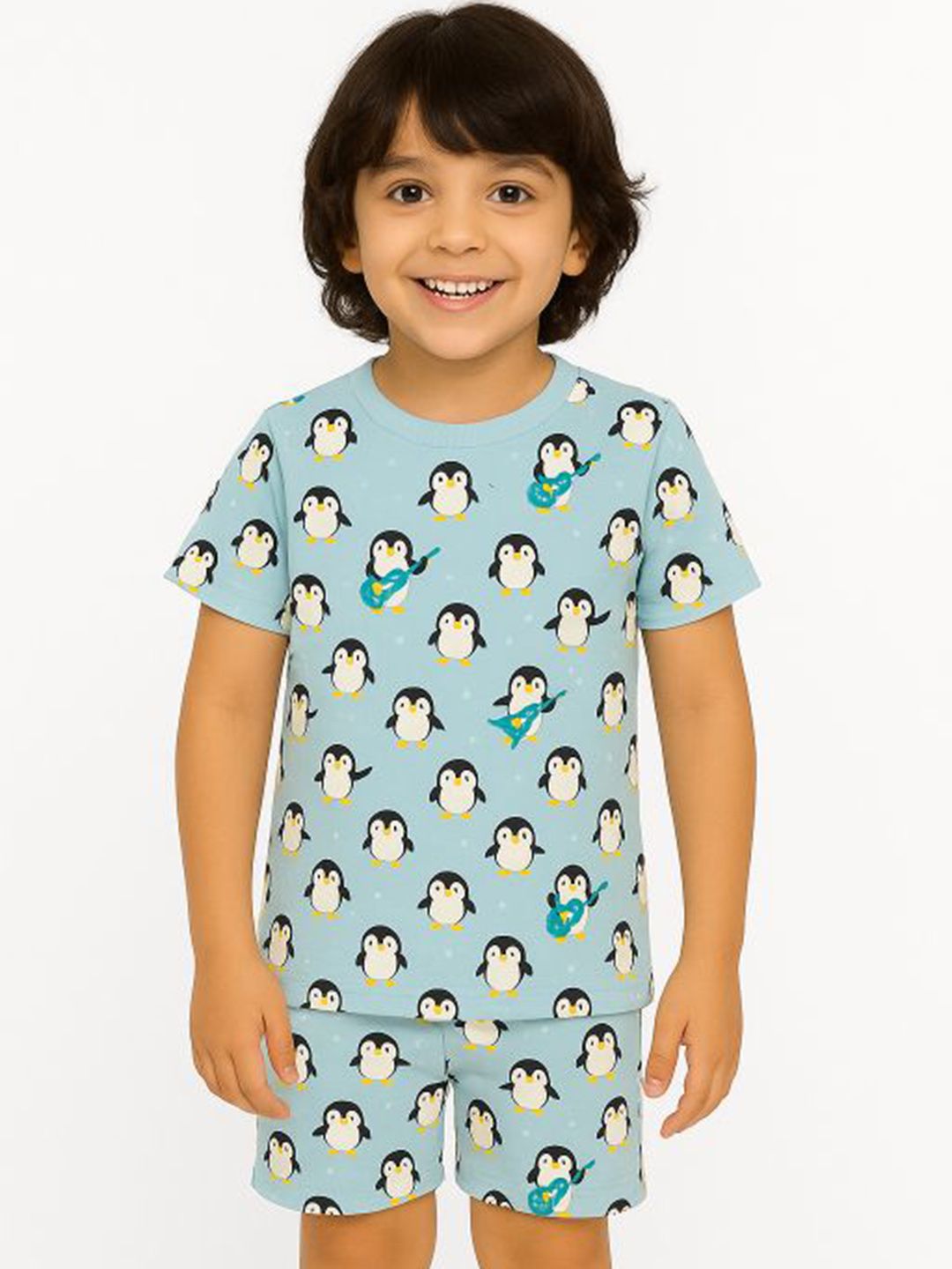 BAESD Boys Printed Pure Cotton T-Shirt & Shorts Clothing Set-picture-11