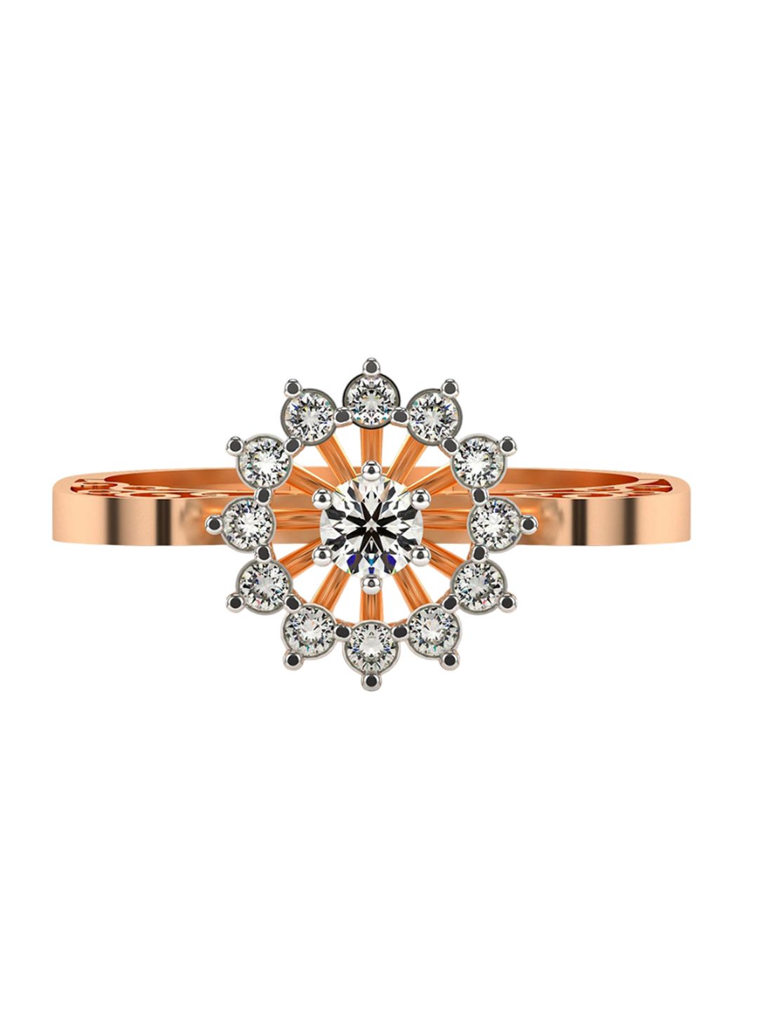 VALANOVA Women Rose Gold Ring Diamond-picture-25