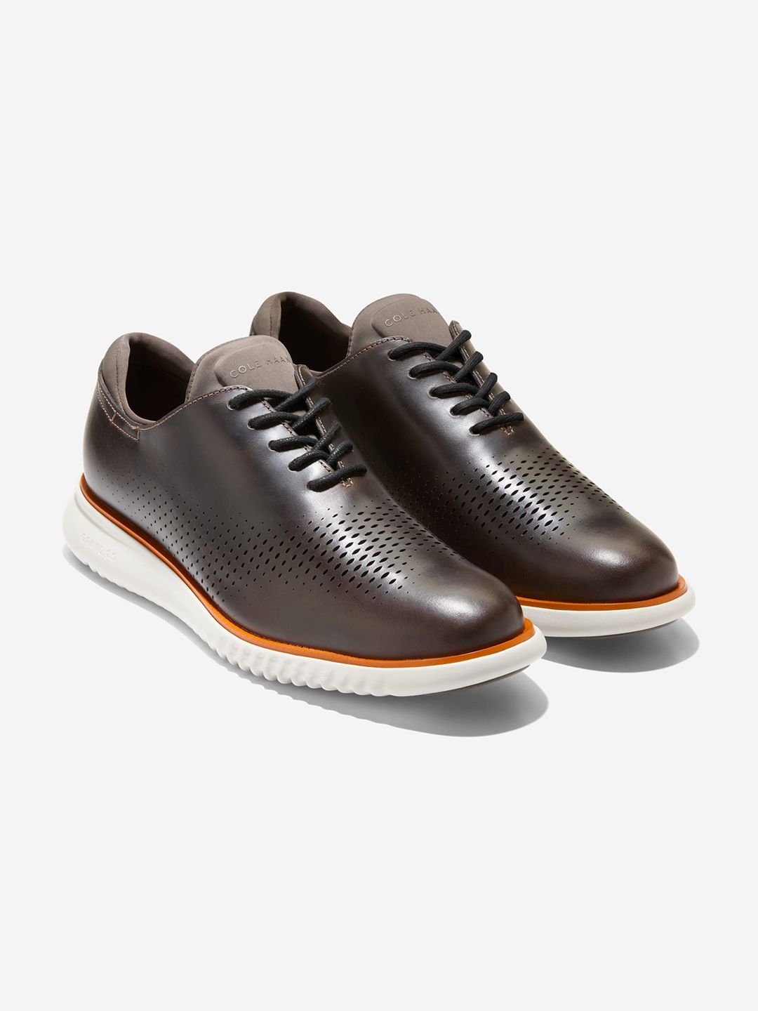 Cole Haan Men 2.ZEROGRAND LASER WINGTIP Medium Brown Oxford Shoes-picture-16