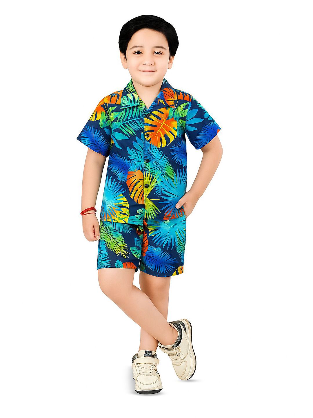 BAESD Boys Printed Shirt with Shorts-picture-26