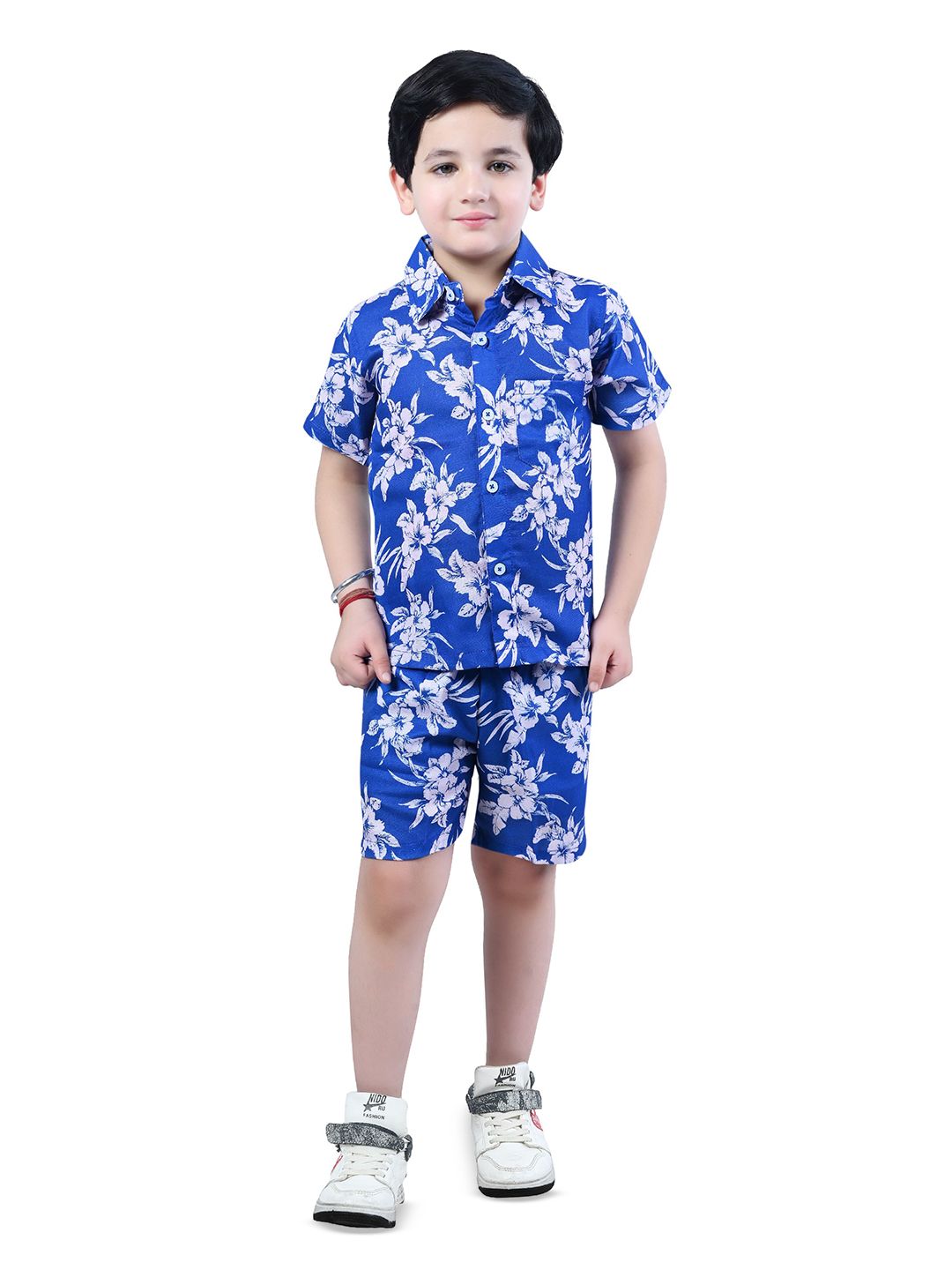 BAESD Boys Printed Shirt with Shorts-picture-30
