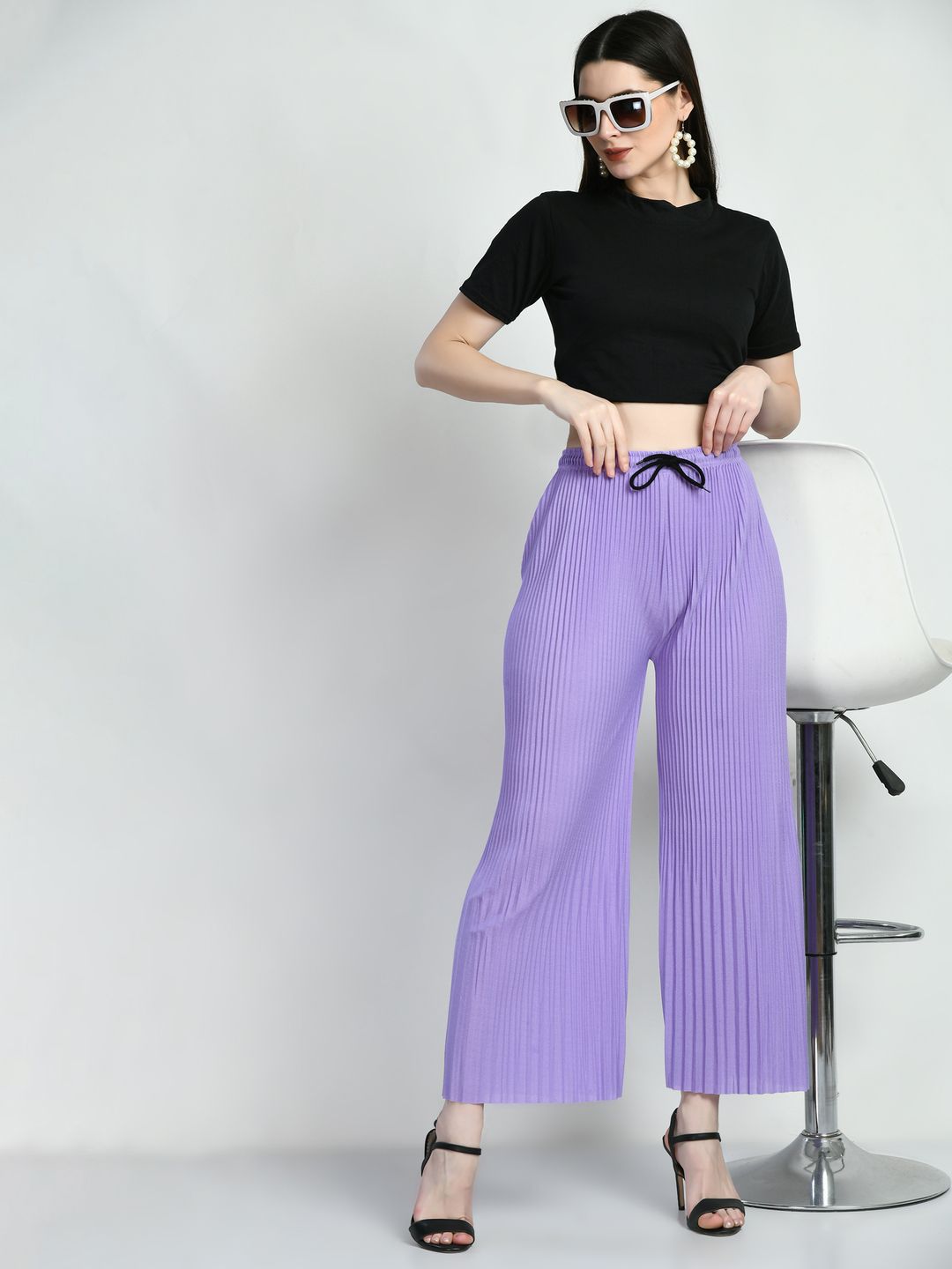 Brainbees Women Flared Palazzos-picture-14