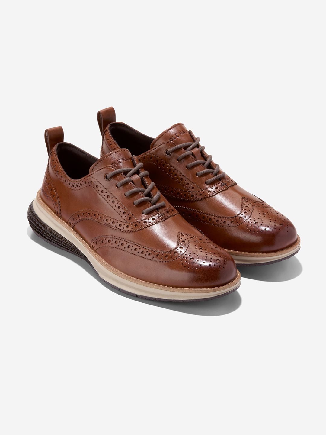 Cole Haan Men OG ENERGYWEAVE WINGTIP Tan Oxford Shoes-picture-26
