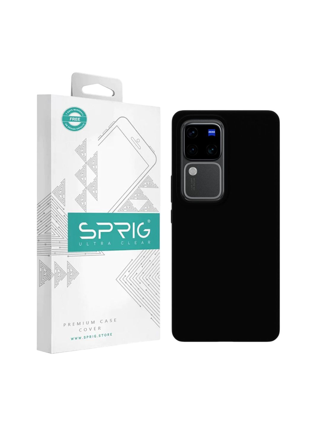 SPRIG Solid Printed Back Case Mobile Accessories-image-34