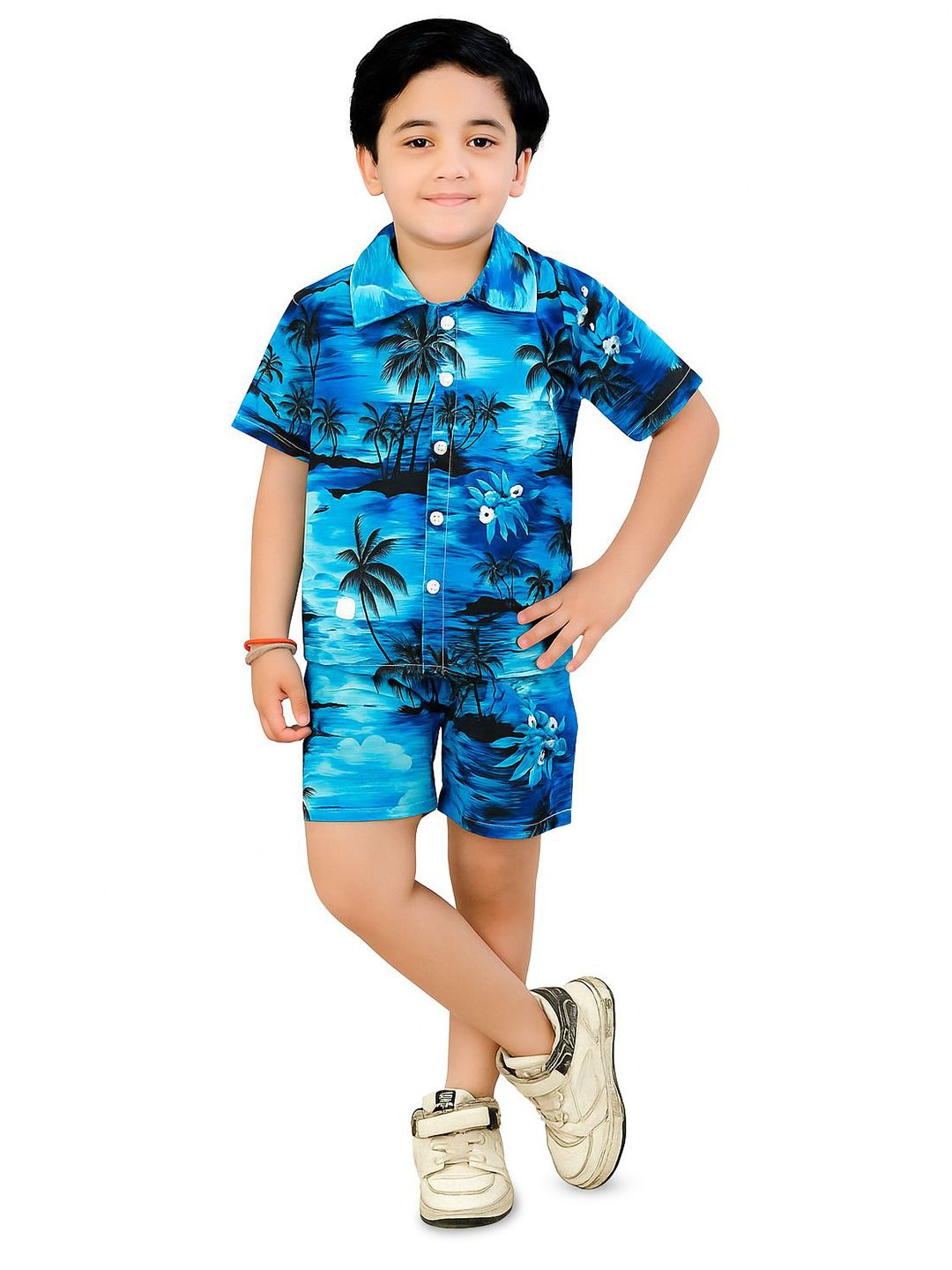 BAESD Boys Printed Shirt with Shorts-picture-35