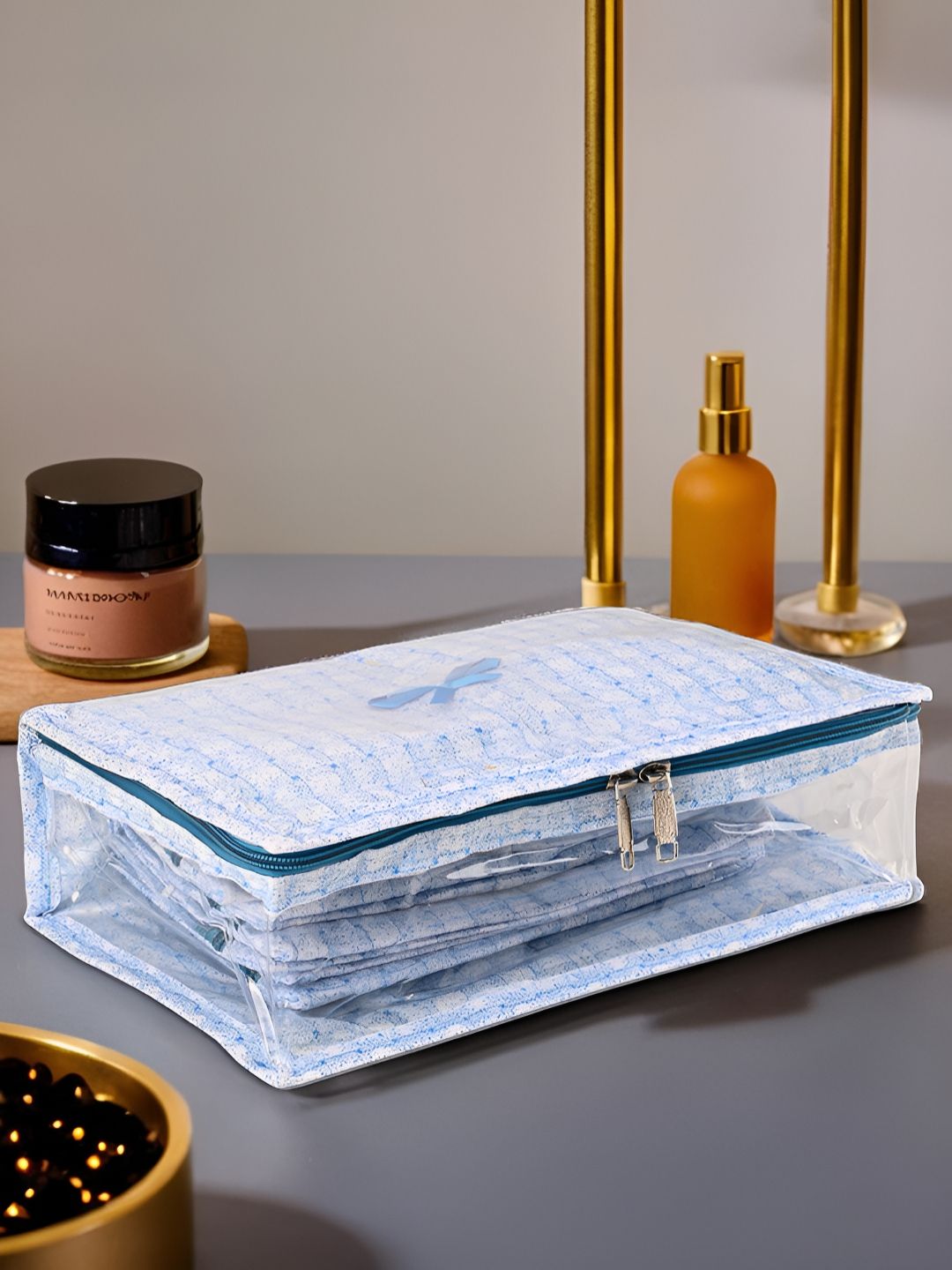 Aura Blue Set of 1 Regular Jewellery Organiser Organisers-picture-41