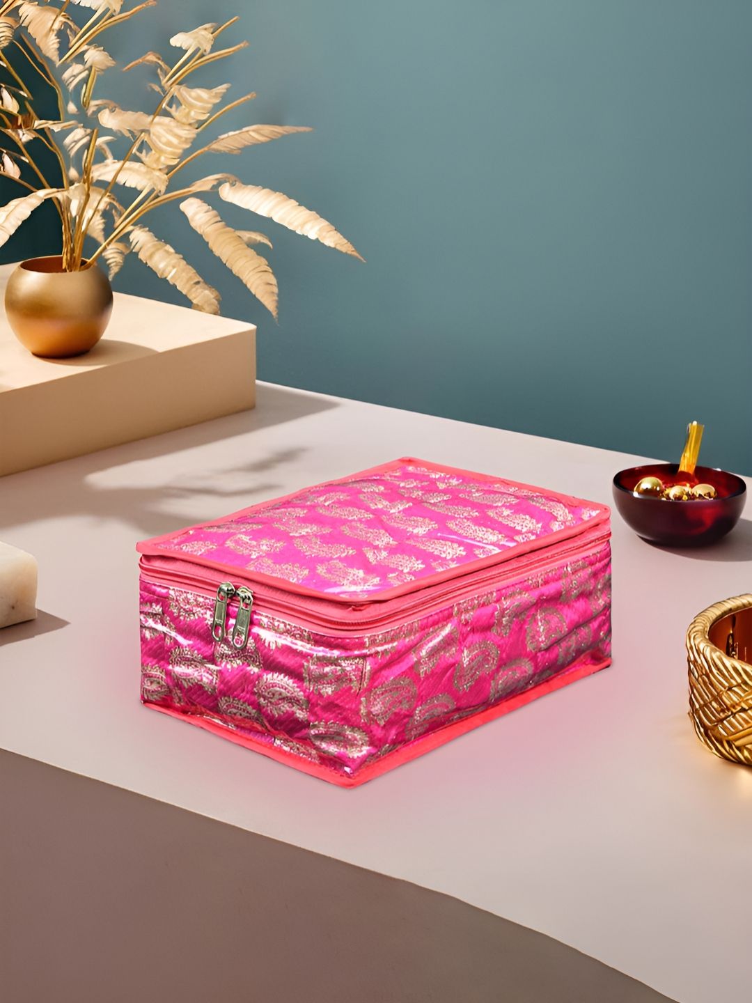 Aura Pink Set of 1 Regular Jewellery Organiser Organisers-picture-31