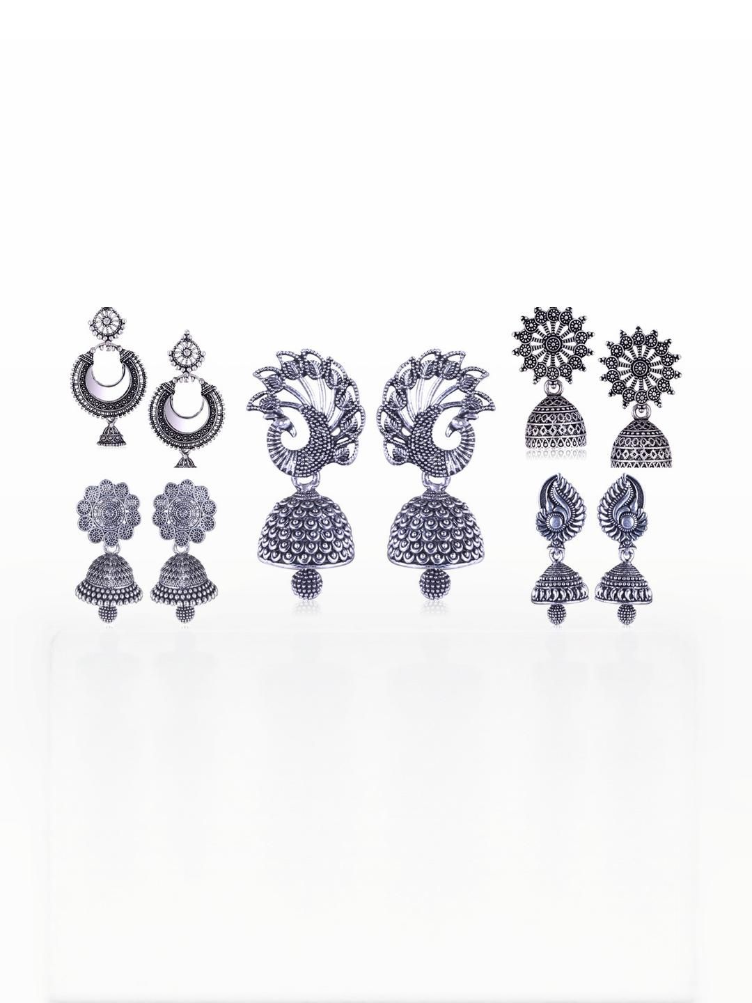 Sangria Silver-Plated Alloy Earrings-picture-17