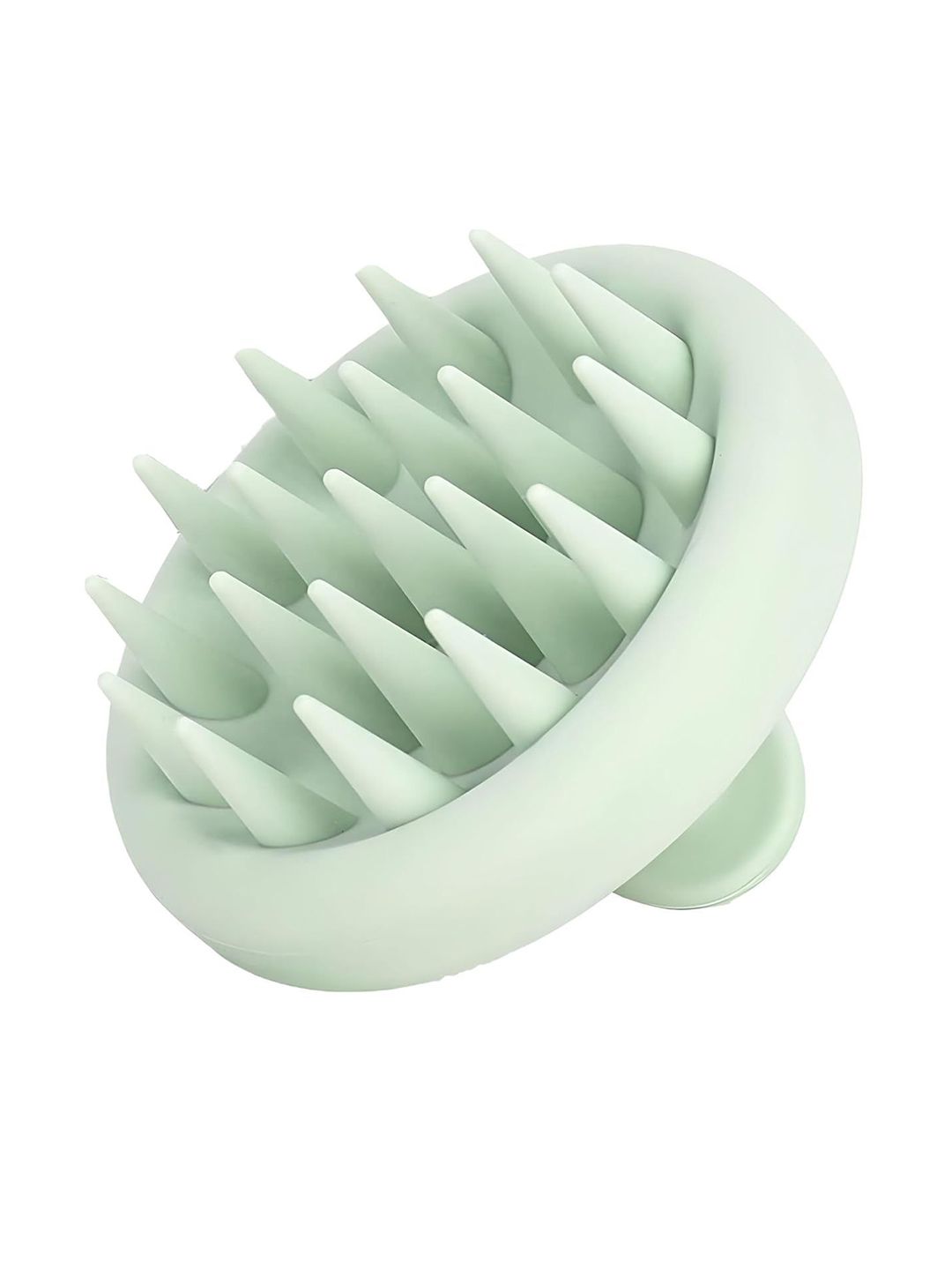 NANCY AJRAM Relaxing Soft Bristles Anti-Dandruff Scalp Massager Brush - Green-image-32