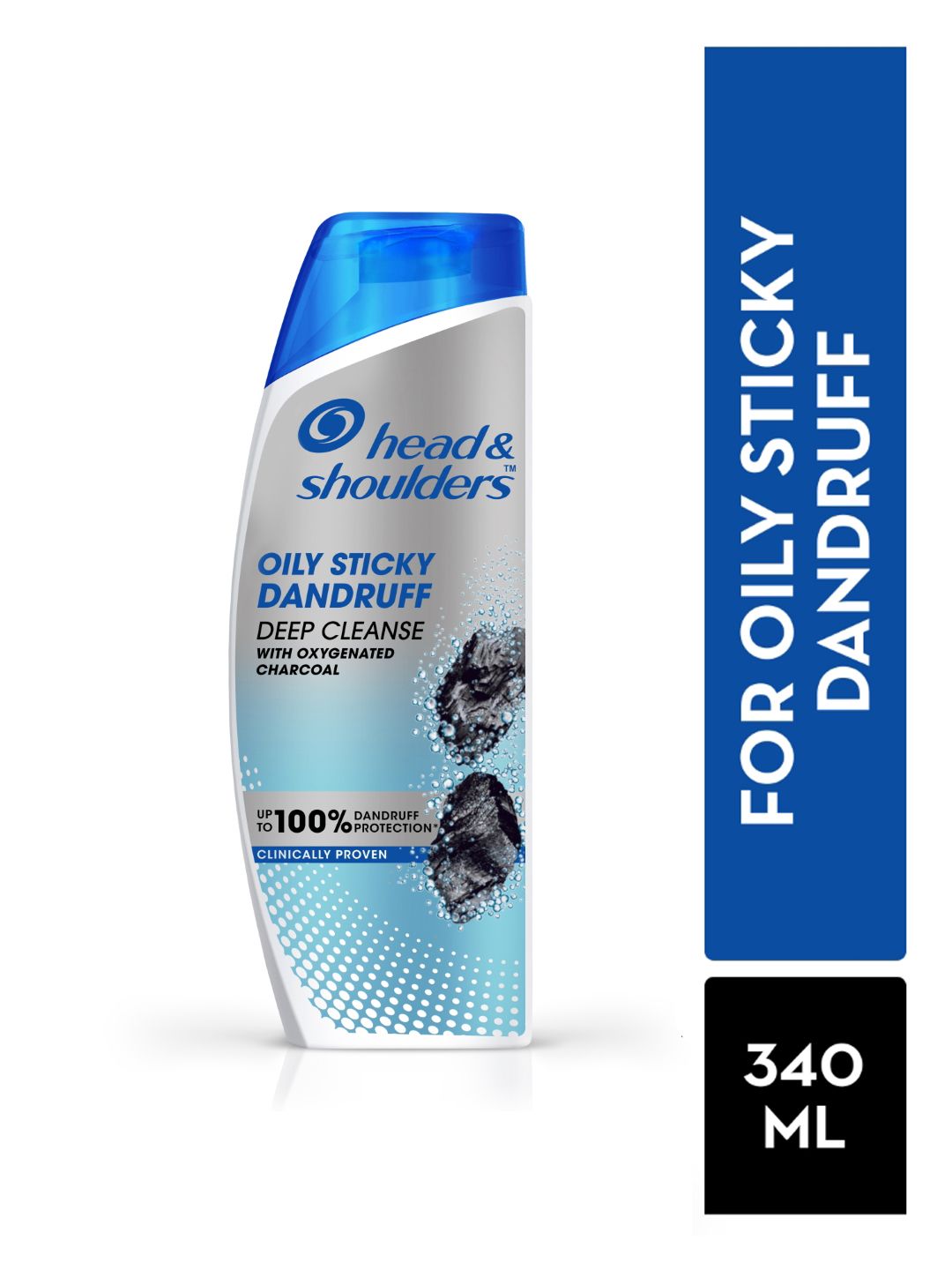 Head & Shoulders Deep Cleanse Oily Scalp Dandruff Shampoo with Oxygenated Charcoal - 340ml-picture-48