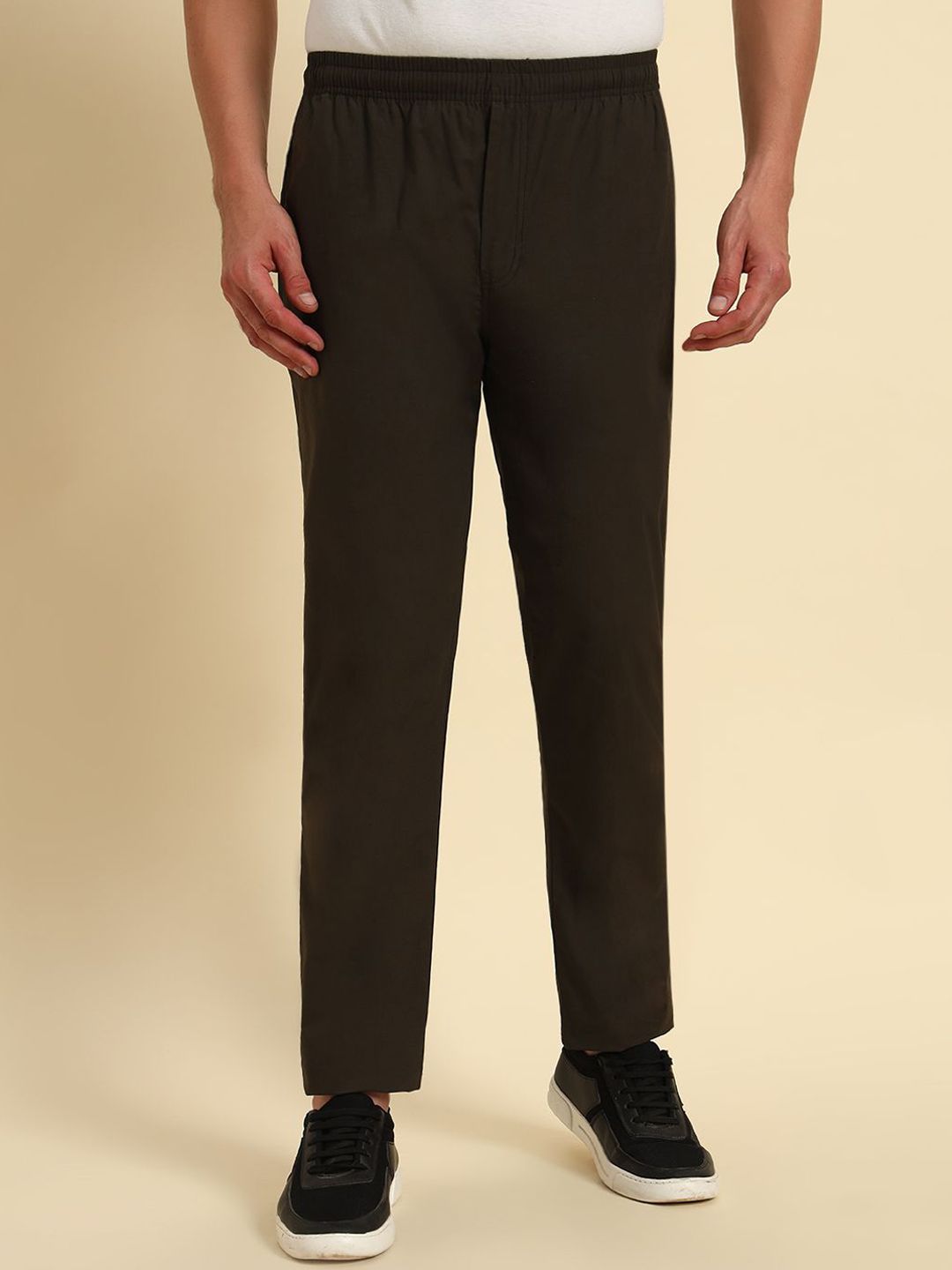 Cantabil Men Regular Fit Cotton Trousers-picture-29