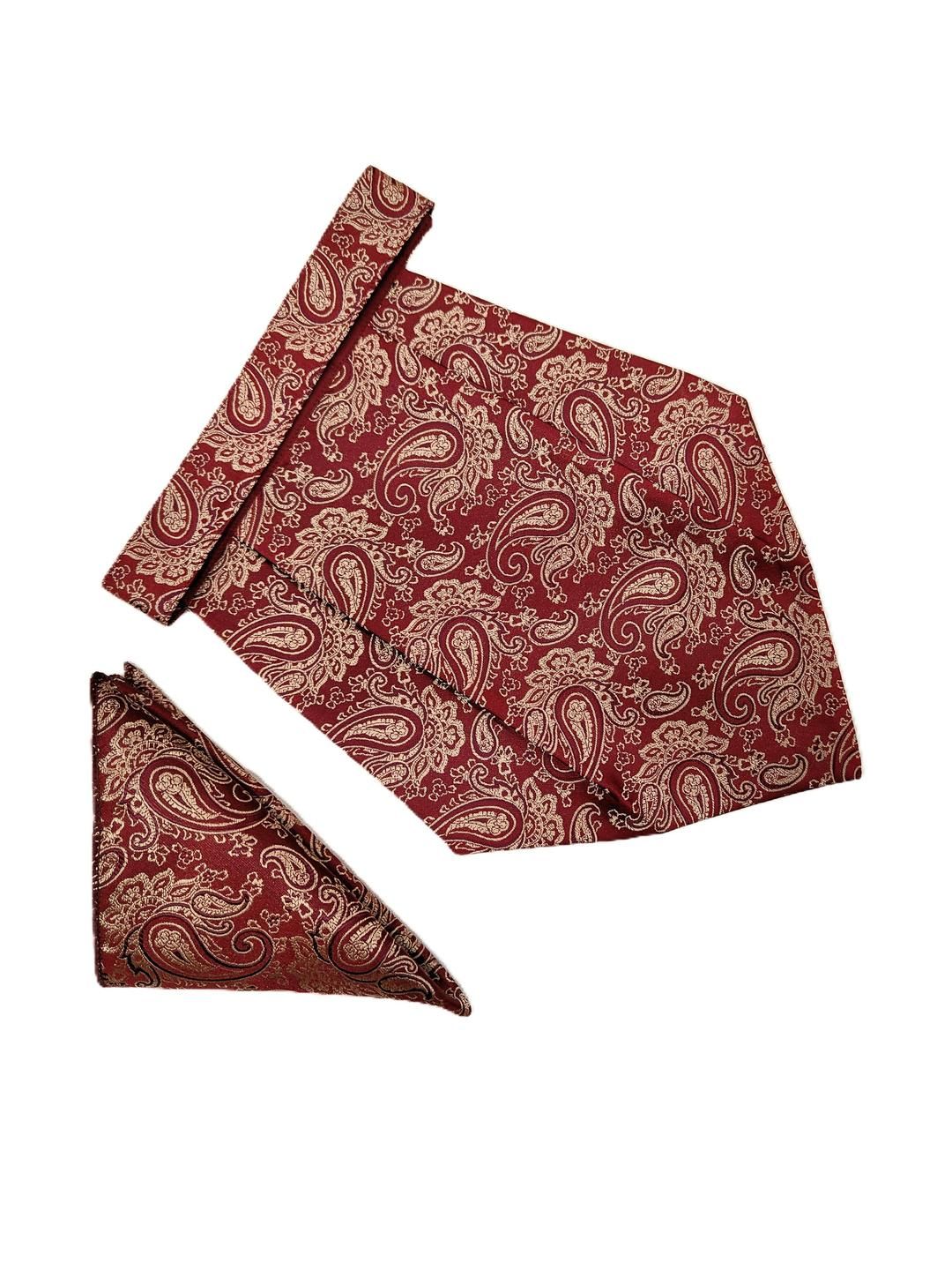 voici Paisley Design Cravats & Pocket Square Combo-picture-16