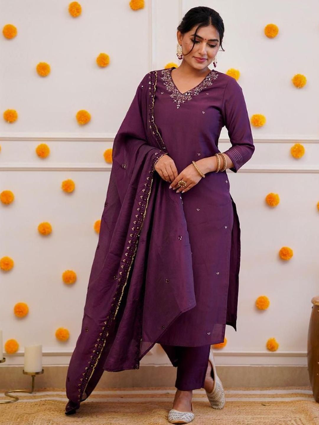 URMIR FASHION Women  Poly Silk Kurta Sets