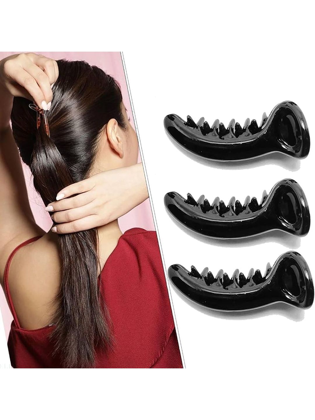 DN Creation Women Set of 3 Banana Clip-picture-35