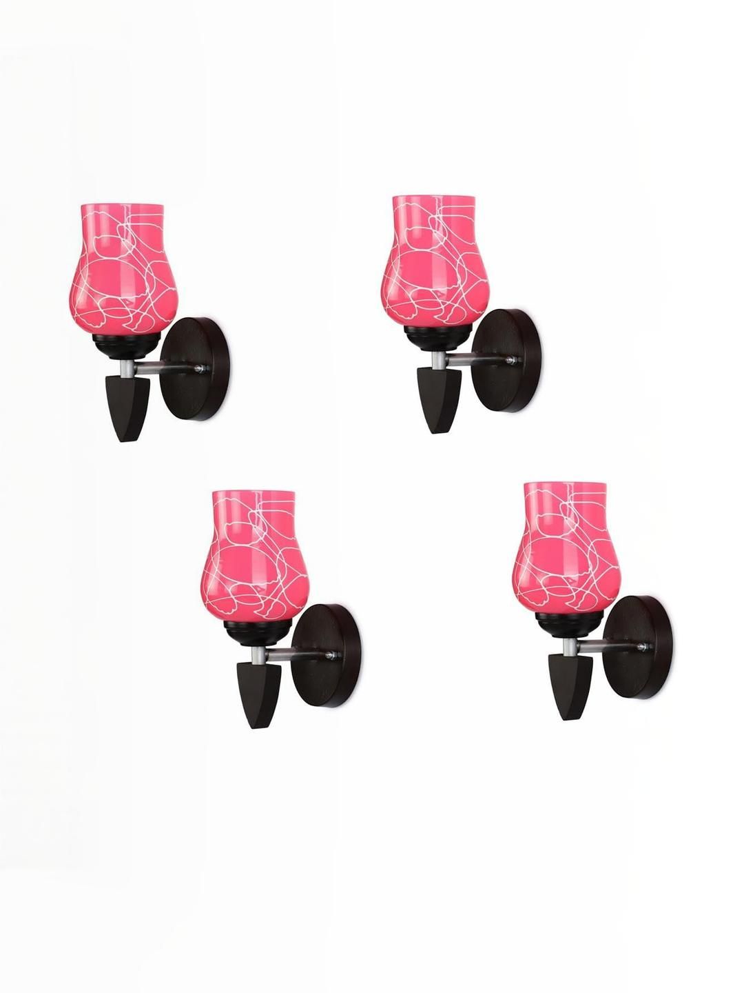 SOMIL Pink Glass Cylinder Wall Lamps-picture-26