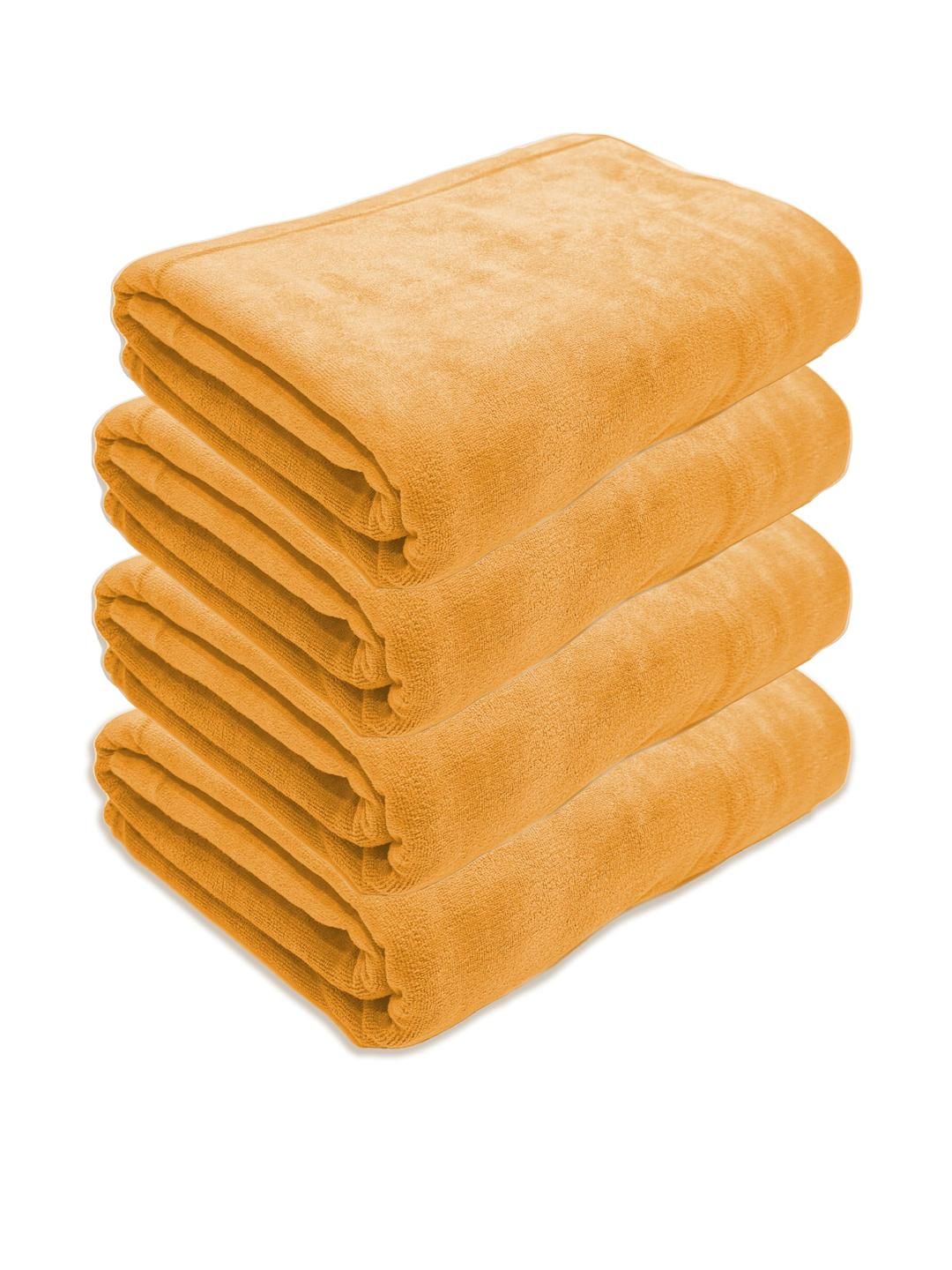 Black gold Set Of 4 Striped Towel Set-picture-33