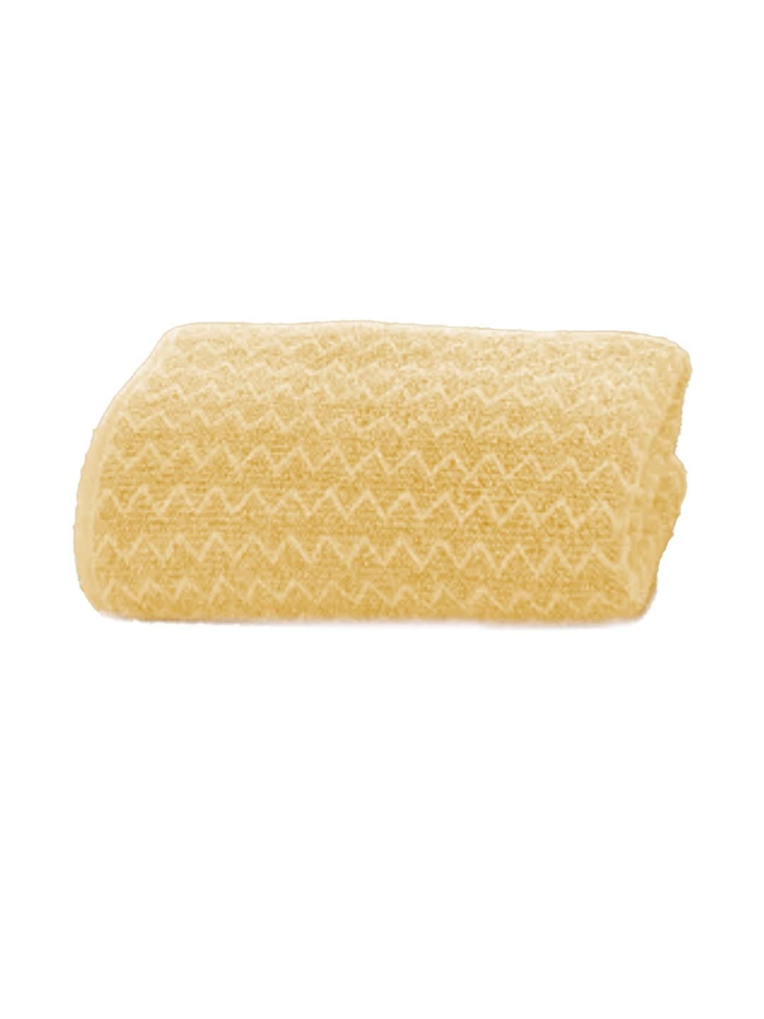 Black Gold Yellow Zigzag Microfiber Hand Towel-picture-58