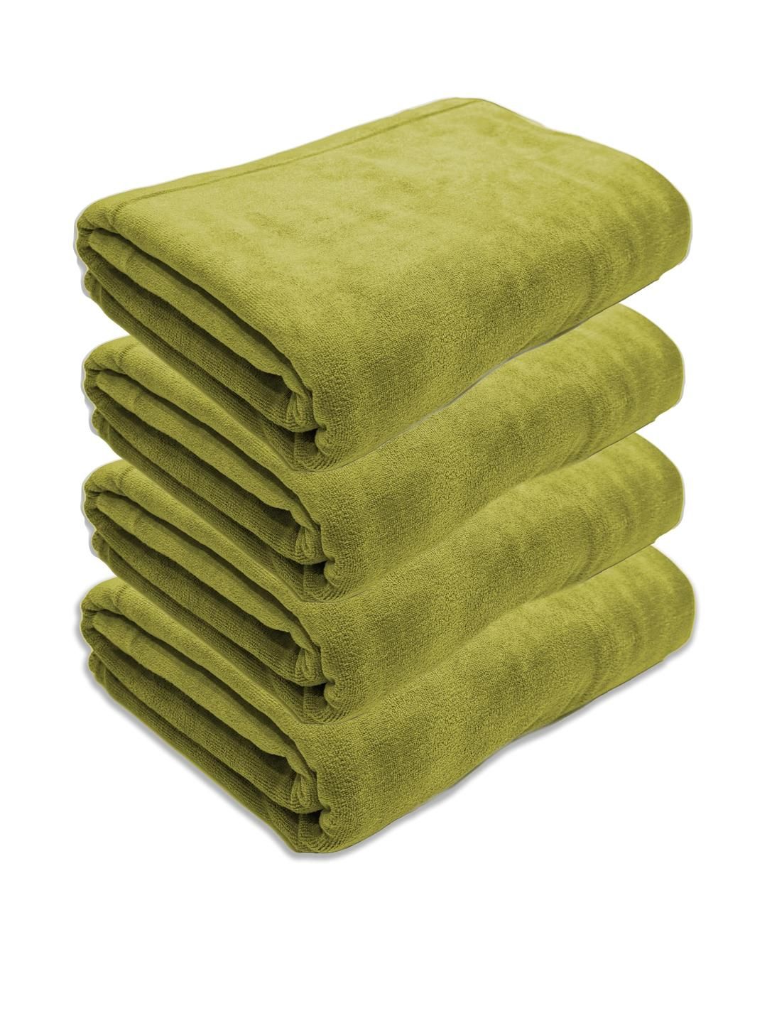 Black gold Set Of 4 Striped Towel Set-image-42