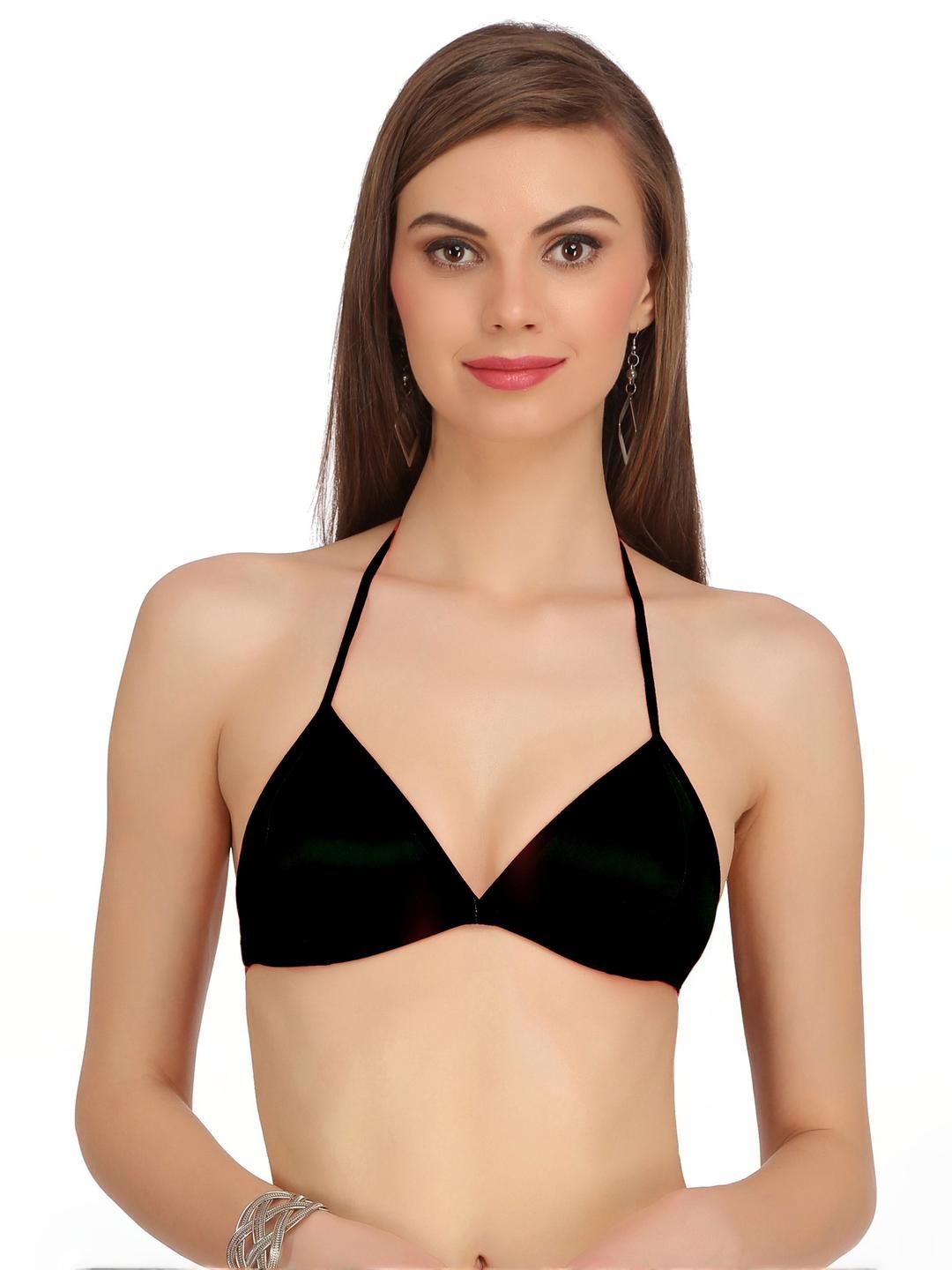 Samvar Black Cotton Non-Wired Non Padded Minimizer Bra-picture-37