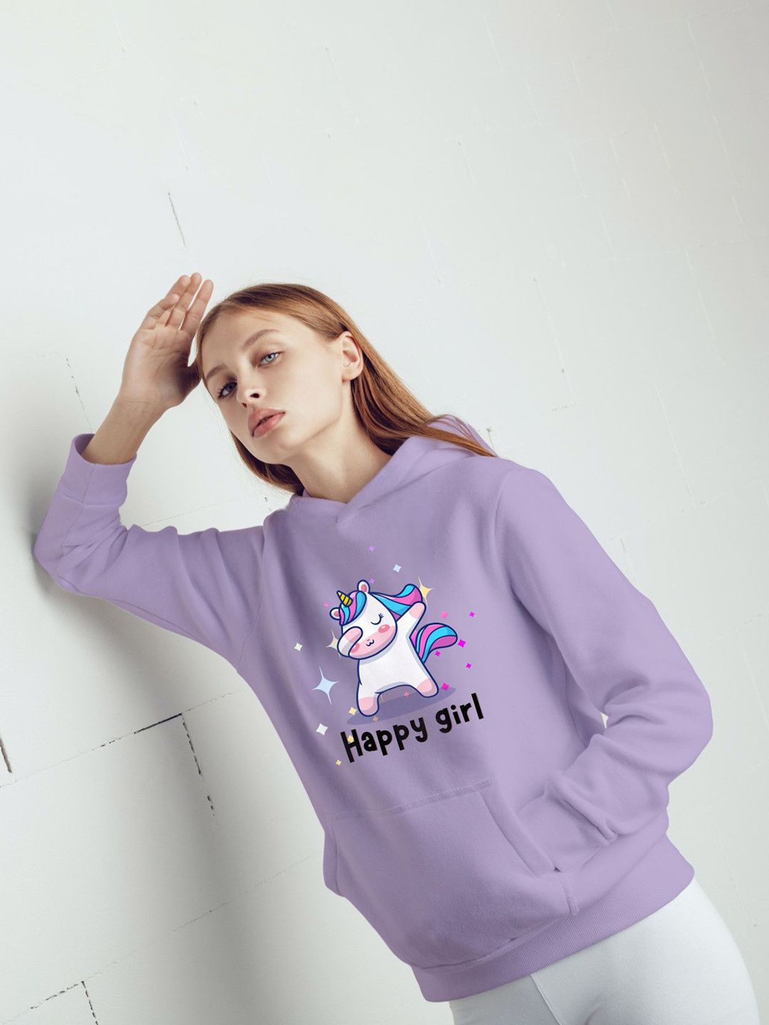Povaxpo Women Graphic Printed Hooded Pullover Sweatshirt-picture-39
