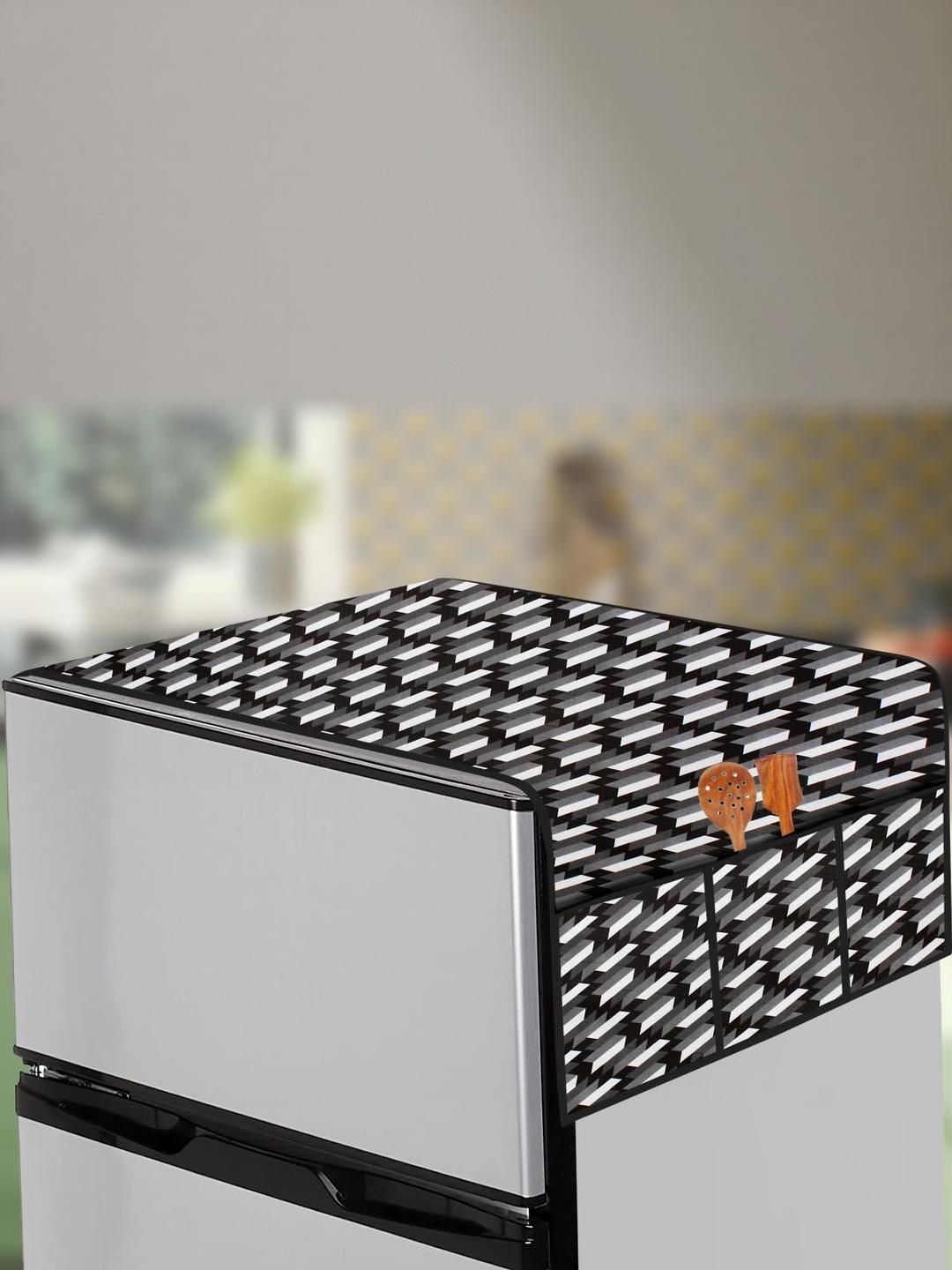 The Furnishing Tree Black Plastic Refrigerator Cover-picture-38