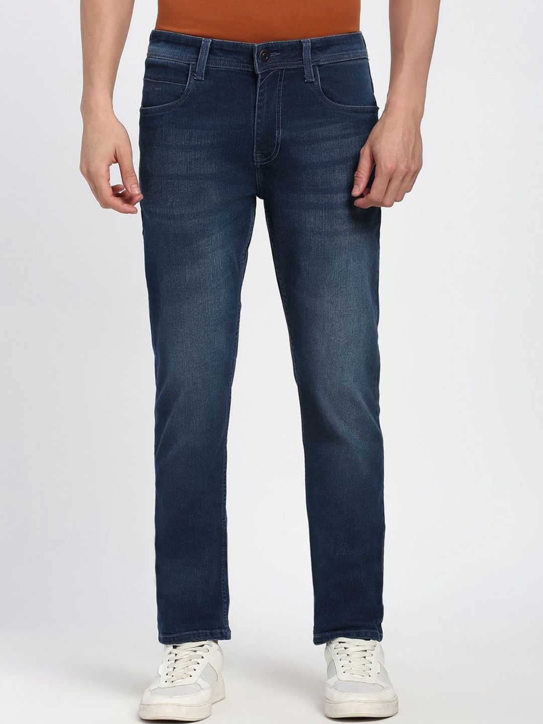 Peter England Casuals Men Slim Fit Mid-Rise Jeans-picture-25