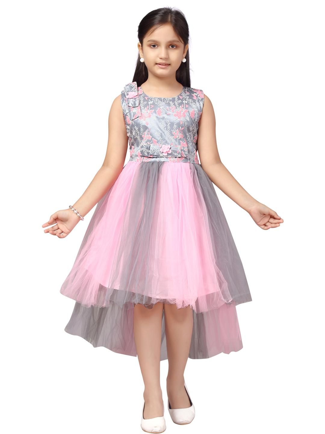 Muhuratam Girls Pink Dresses-picture-51