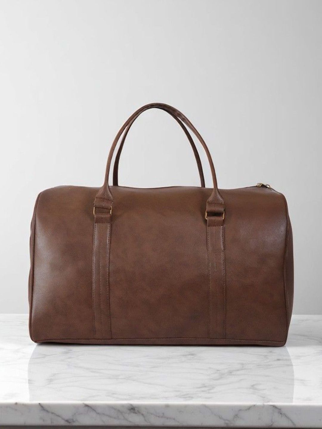 GBK Women Leather Duffel Bag With Two Short Handles-picture-17